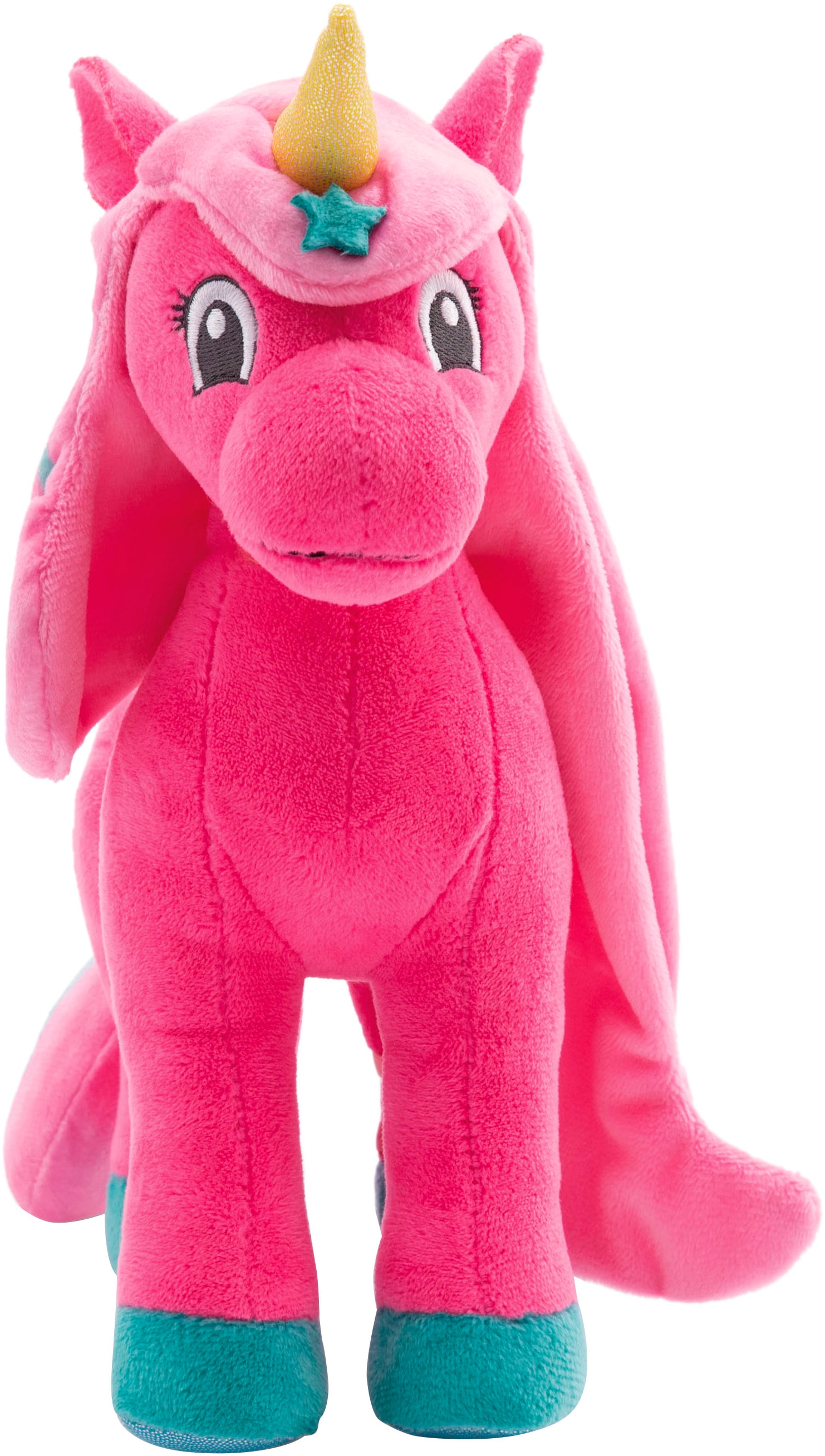 Nici Kuscheltier »Lissy PONY, Einhorn Antonia pink-rosa, 22 cm«, stehend
