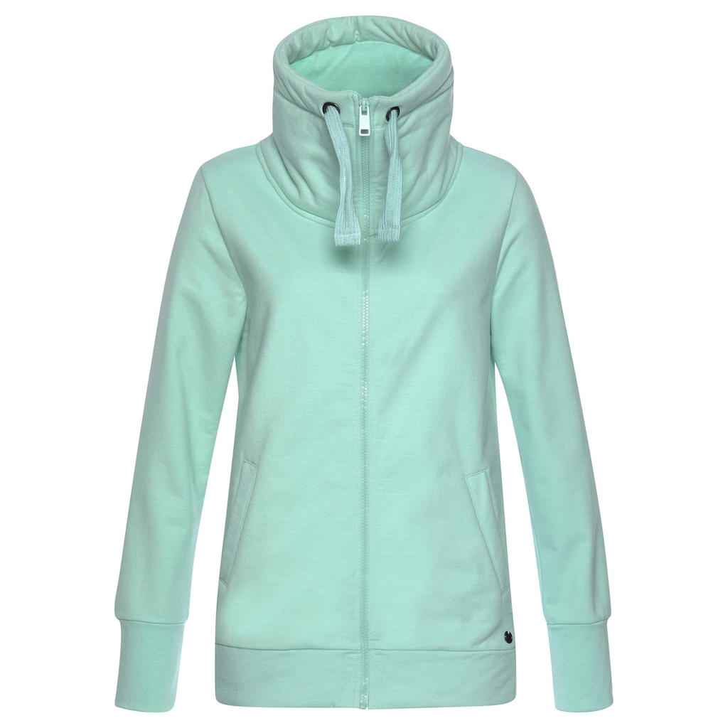 Ocean Sportswear Sweatjacke, mit voluminösem hohem Kragen