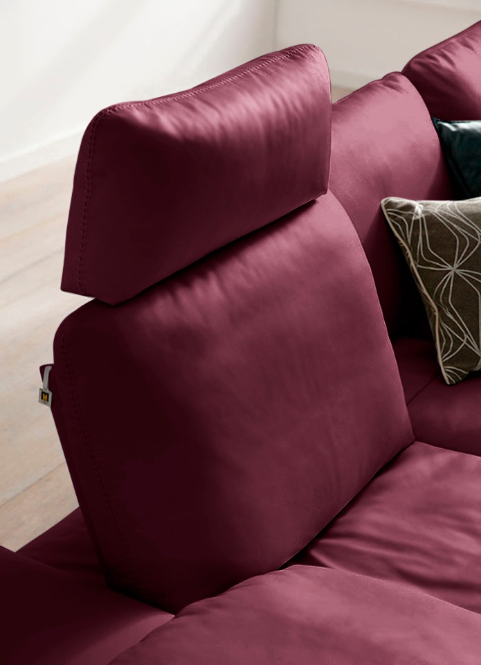 W.SCHILLIG Ecksofa »valentinoo, Designsofa, elegant und bequem, L-Form«, (Set), mit Sitztiefenverstellung, Breite 318 cm