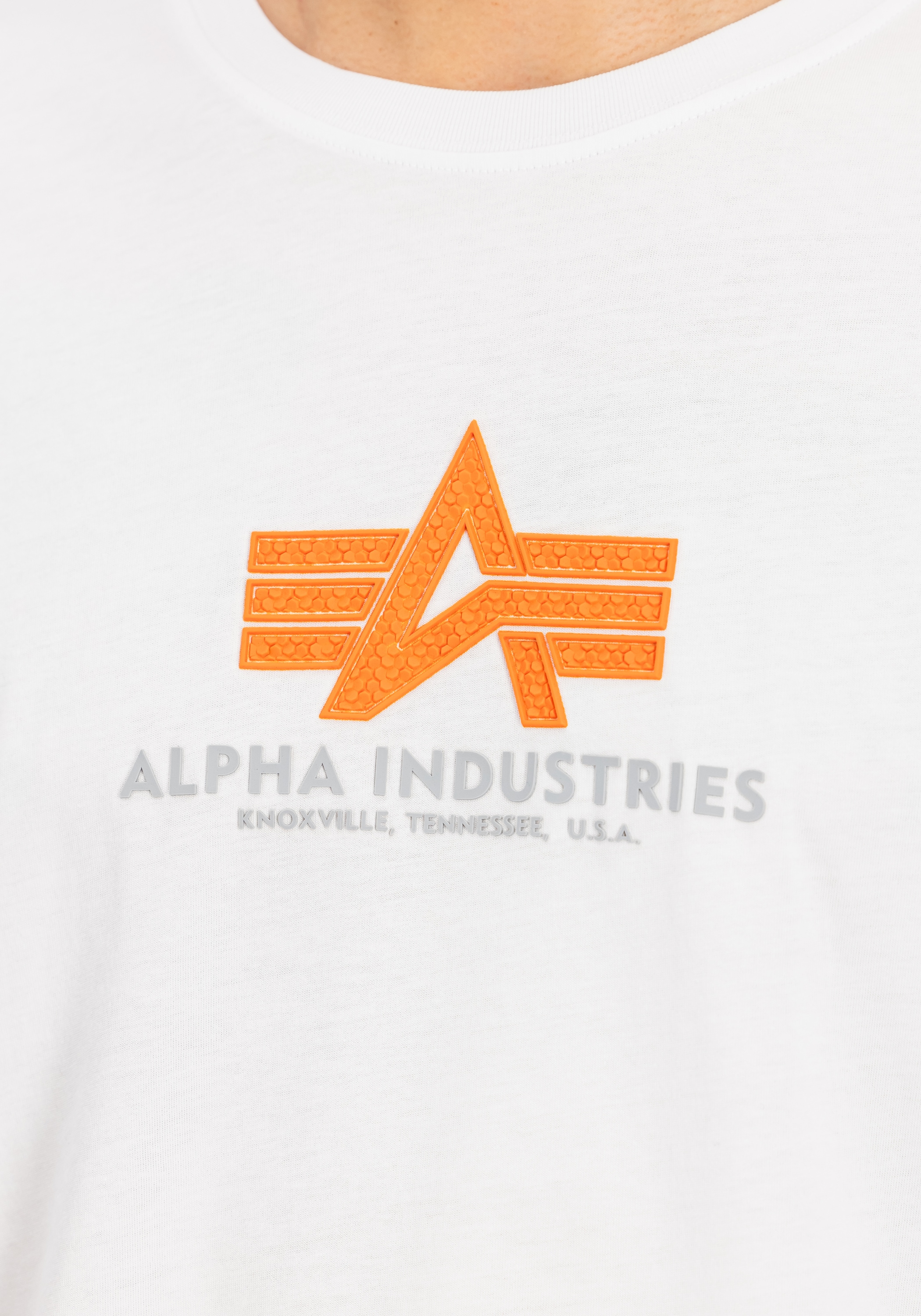 Alpha Industries T-Shirt »Alpha Industries Men - T-Shirts Basic T-Shirt BL Rubber«
