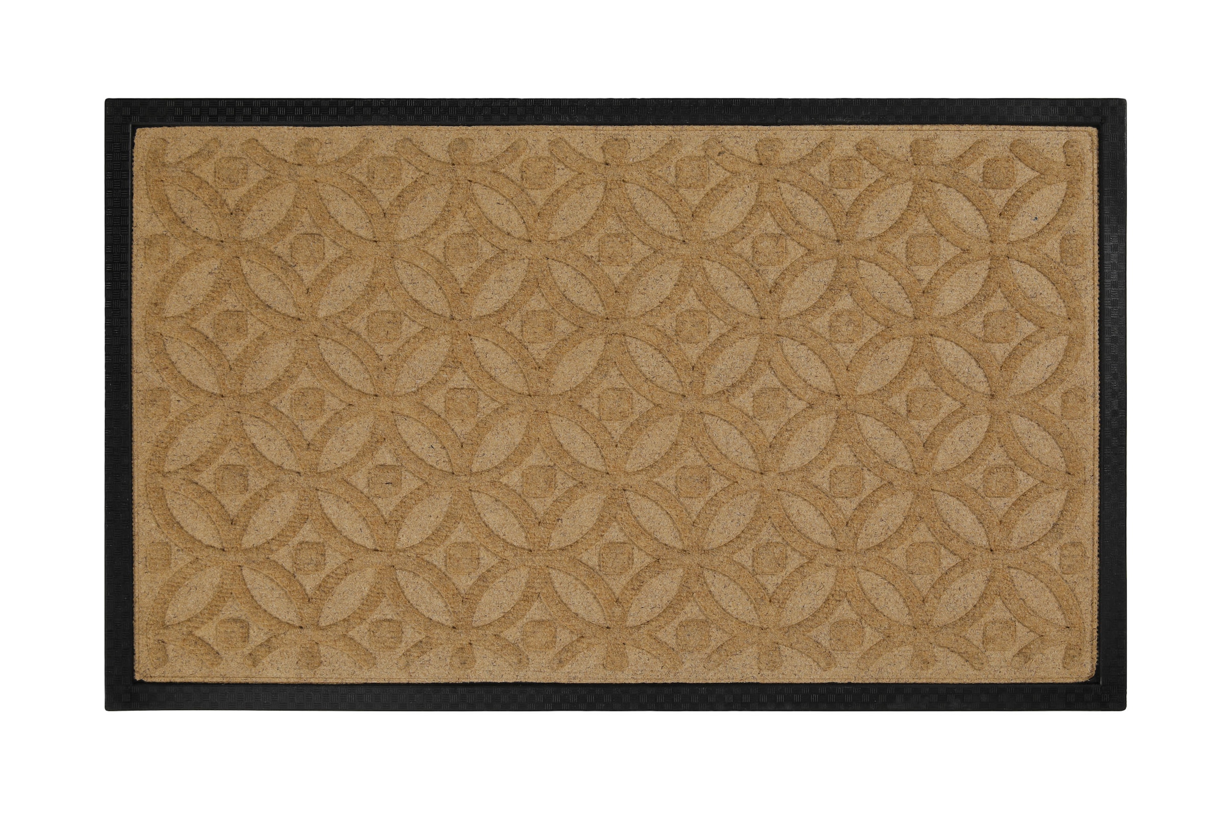 Wecon home Fußmatte »Midnight Mosaic«, rechteckig, 4 mm Höhe, pflegeleicht, rutschfest, Ornamente, Innen & Außen, Schmutzfangmatte