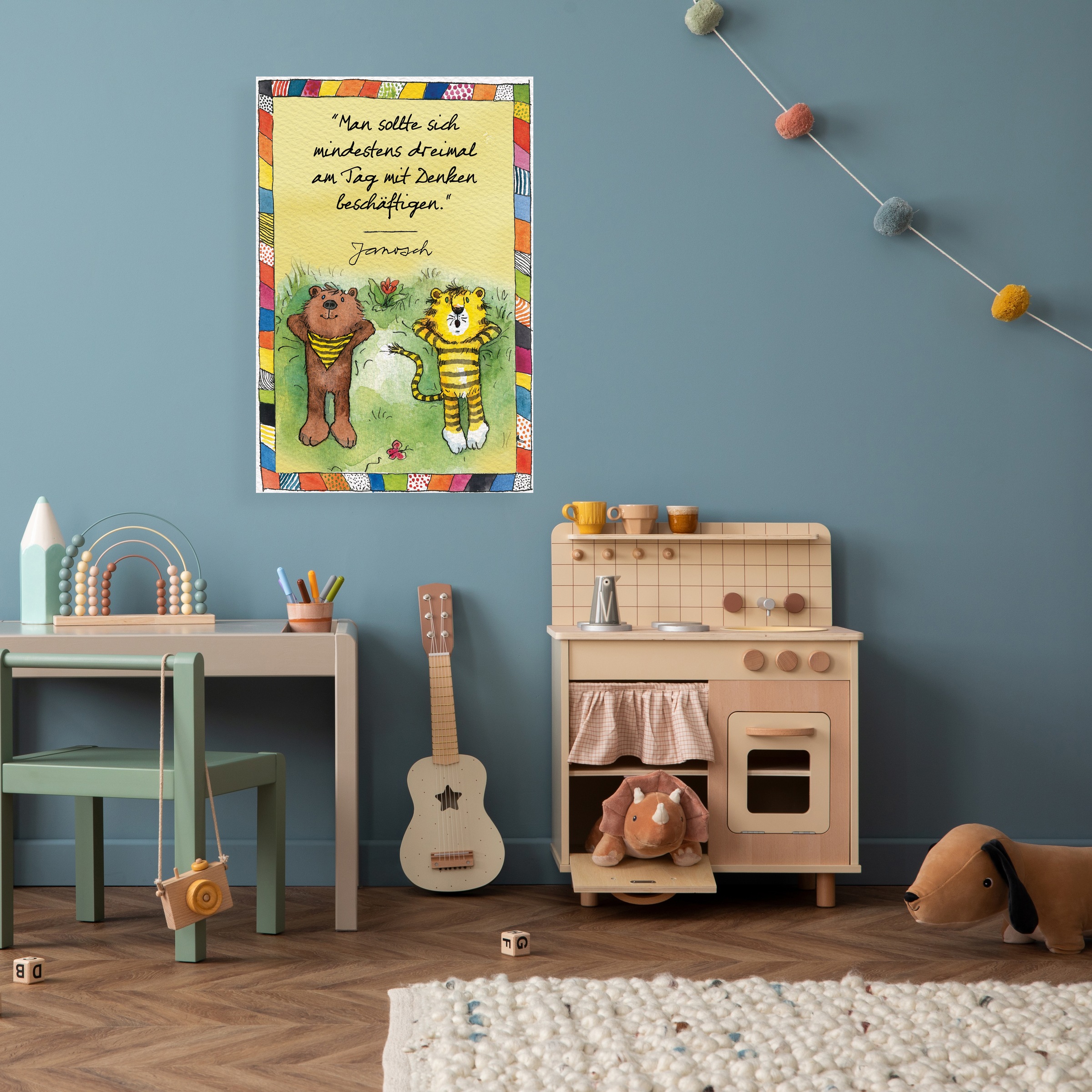 LuckyLinde Leinwandbild »Der kleine Bär und der kleine Tiger - JANOSCH Zita günstig online kaufen
