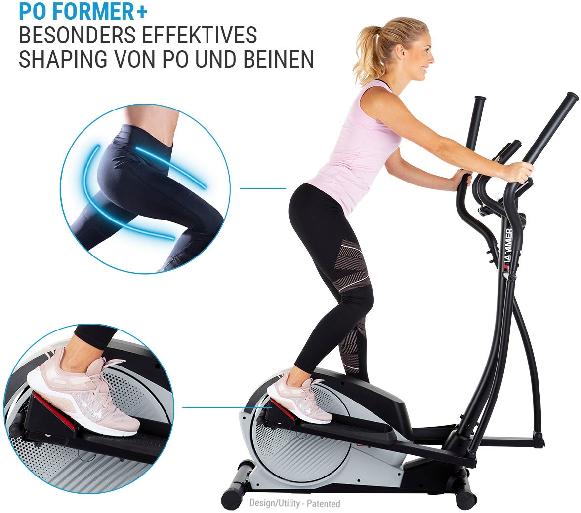 Hammer Crosstrainer-Ergometer »CX8 BT«, (mit integr. Pulsempfänger), Schwungmasse ca. 16 kg, 16 Widerstandsstufen