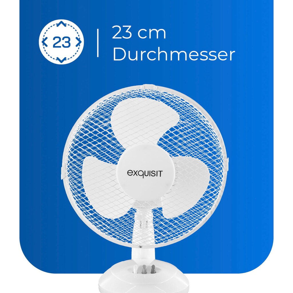 exquisit Tischventilator »VT 33056 we«