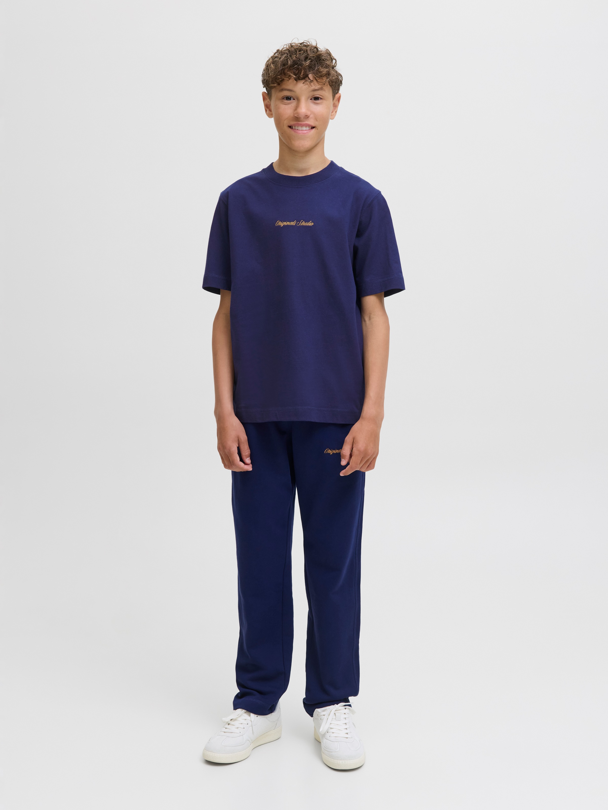 Jack & Jones Junior T-Shirt »JORNORREBRO EMB TEE SS CN NOOS JNR«