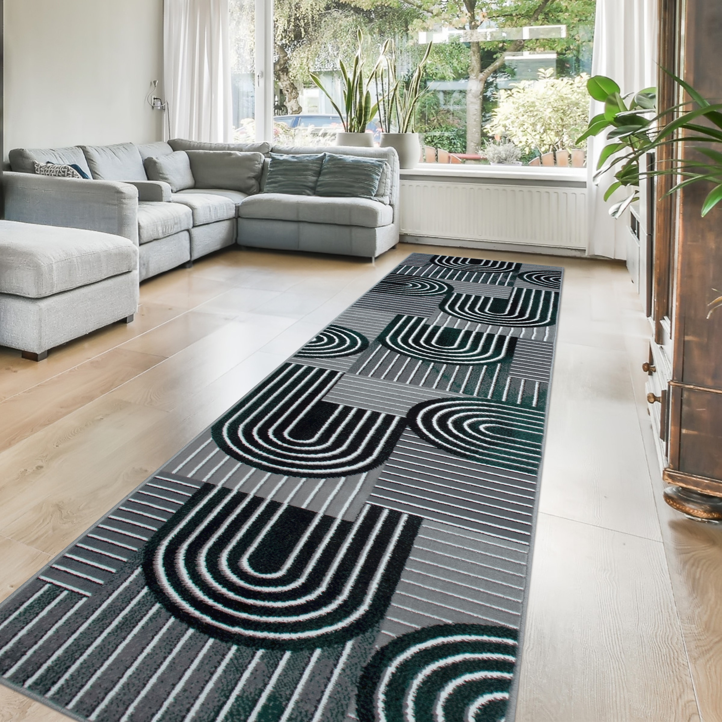 OTTO home Läufer »Lyssandra« rechteckig 8 mm Höhe 3D-Effekt, softer Kurzflor, pflegeleicht, leichter Glanz, Scandi-Look