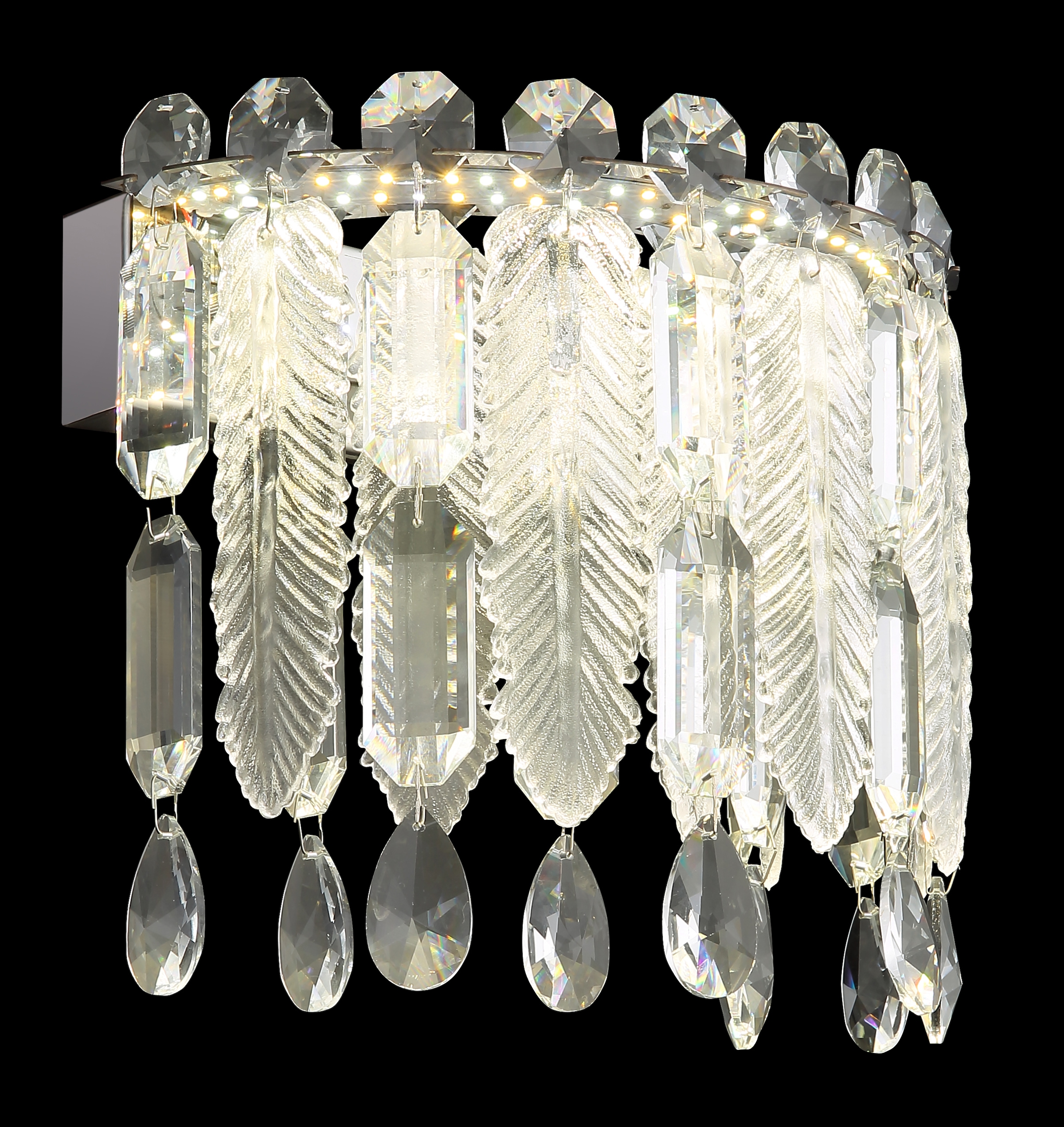 GLOBO LIGHTING Wandleuchte »KLUNKA« LED-Modul 1 Stk. Wandlampe Wand Wohnzimmer Flur Wandbeleuchtung