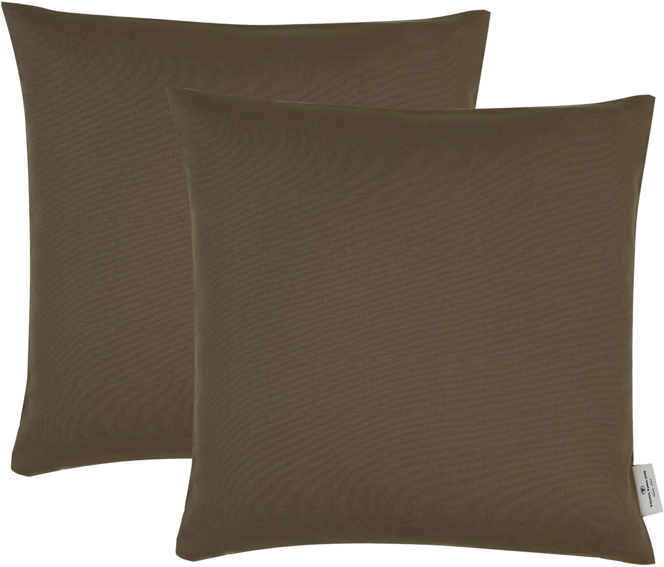 TOM TAILOR HOME Dekokissen »Dove«, unifarben, Kissenhüllen ohne Füllung, 2e günstig online kaufen
