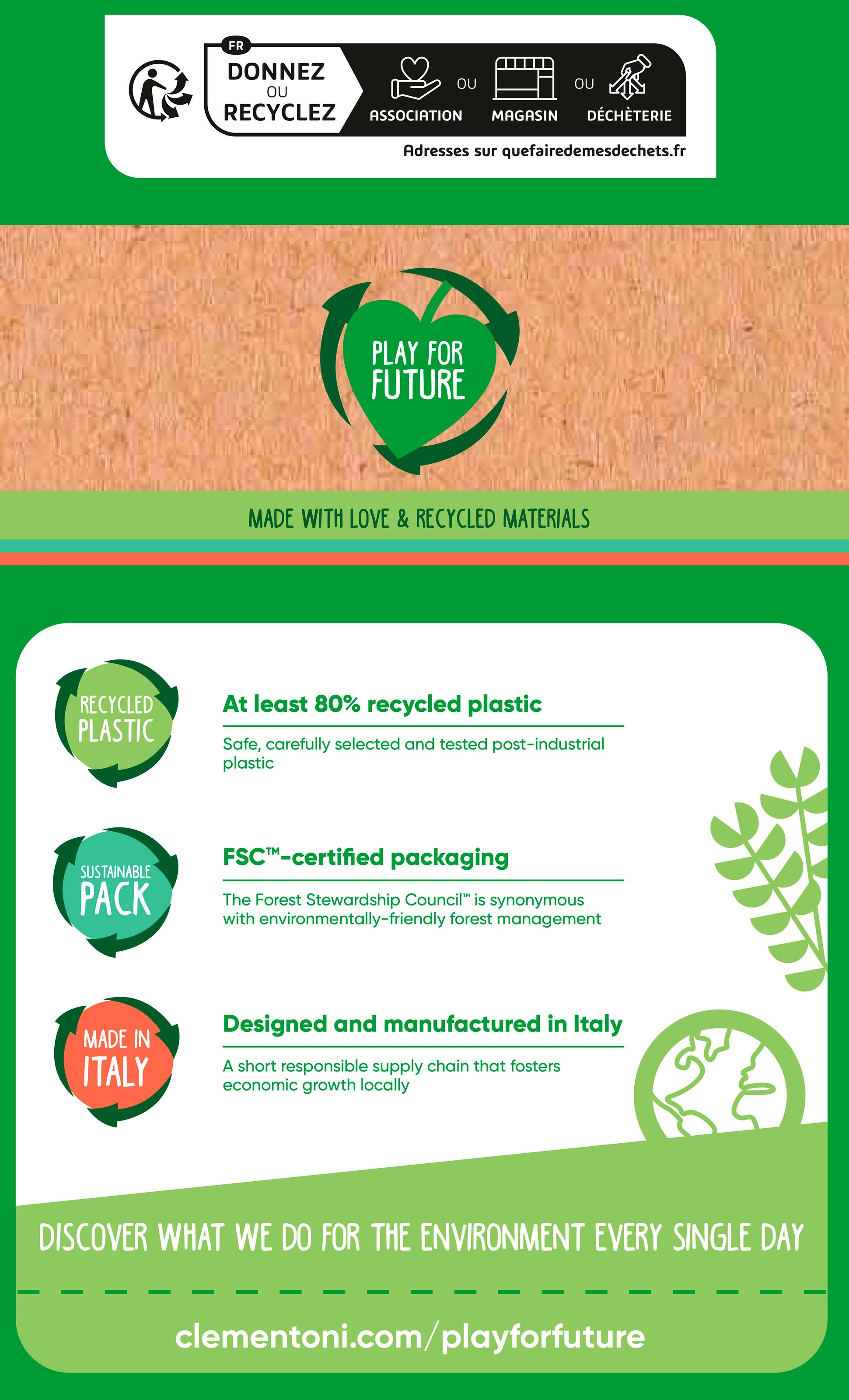 Clementoni® Steckspielzeug »Baby Clementoni, Stapel-Bär« Made in Europe günstig online kaufen