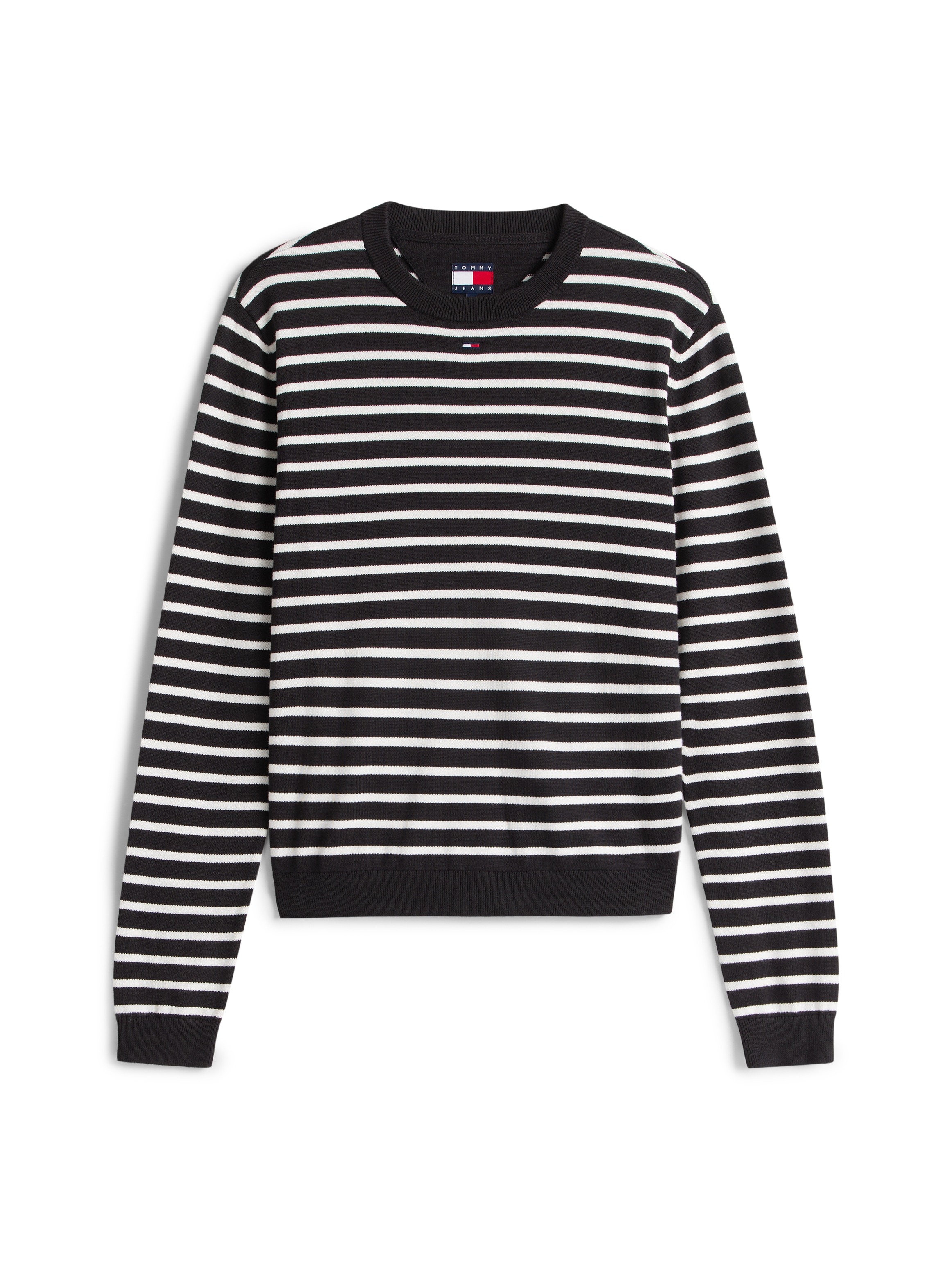Tommy Jeans Strickpullover »TJW ESSENTIAL CREW SWEATER EXT« Baumwolle, regular fit