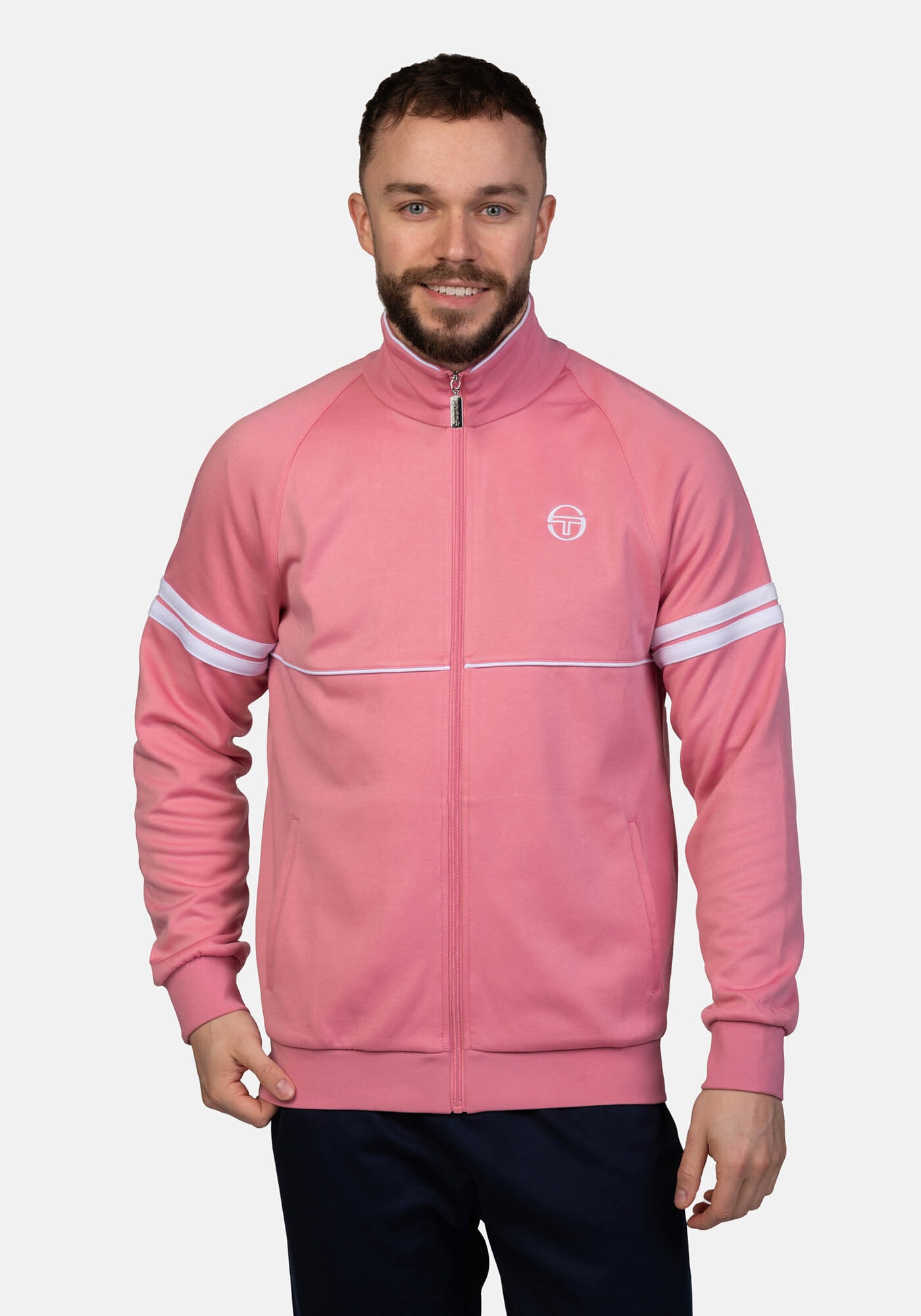 Sergio Tacchini Trainingsjacke »ORION TRACK TOP Herren«, ohne Kapuze, Trainingsjacke Herren, leichte Jacke, Retro, Sportjacke, Outdoor, Sale