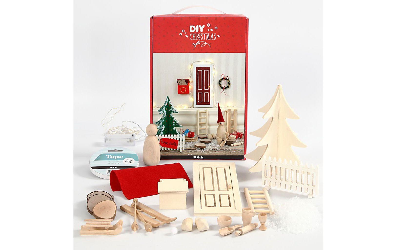 creativ company Weihnachtsfigur »Mini-Utensilien Wichteltür Set«