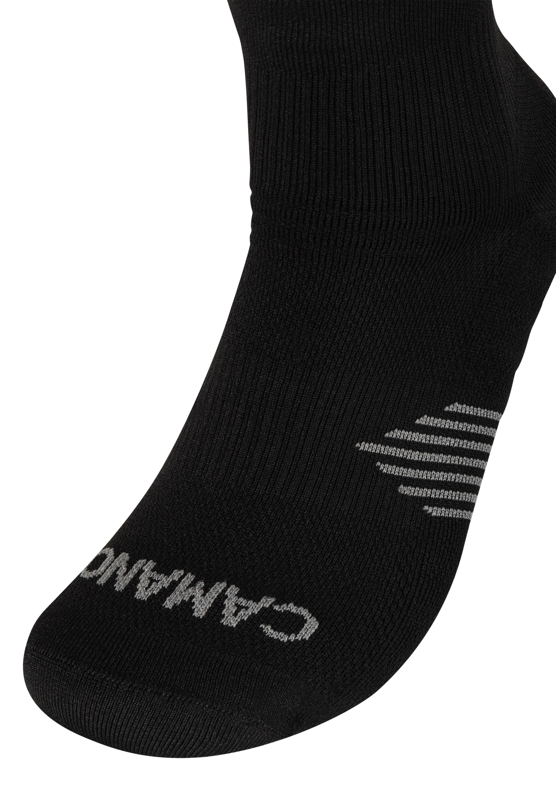 Camano Kurzsocken »function«, (4 Paar), Performance, Multi Sportsocken, Fußgewölbe-Stütze, gepolsterte Sohle