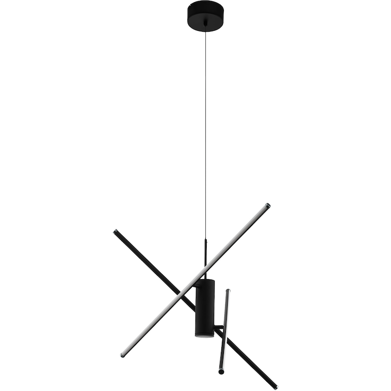 EGLO Hängeleuchte »SALITRE« LED-Modul 1 Stk. Warmweiß Hängeleuchte in schwarz aus Alu - 29W - Warmweiß schwarz