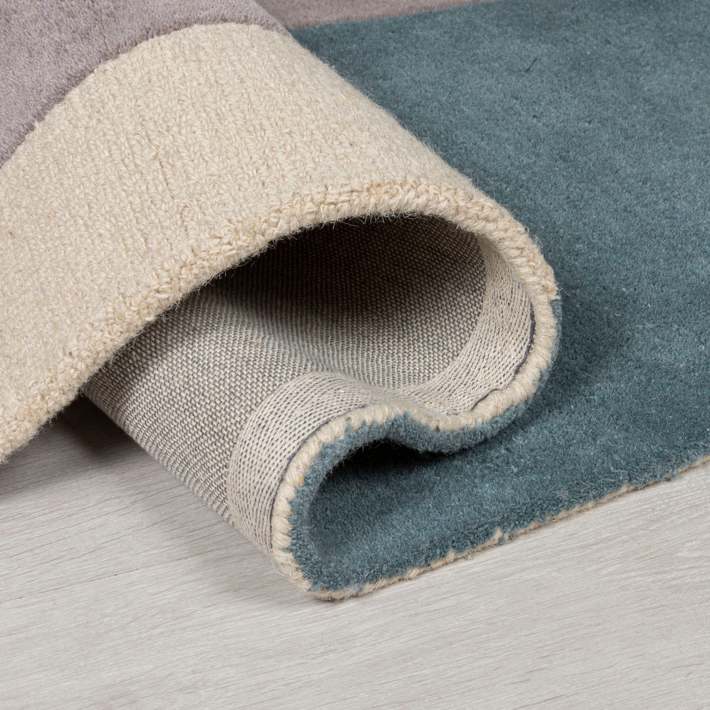 FLAIR RUGS Wollteppich »Glow«, rechteckig, 8 mm Höhe, fußbodenheizungsgeeignet, mit Hoch-Tief-Effekt, gemustert