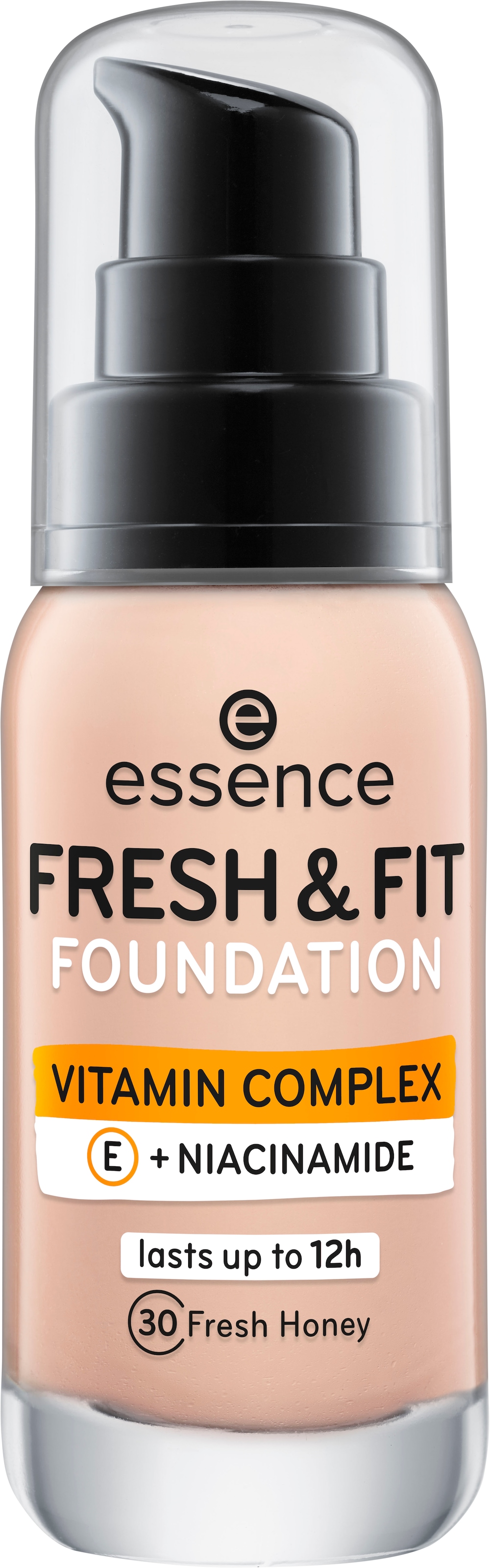 Essence Foundation »FRESH & FIT FOUNDATION«, (Set, 3 tlg.), mit Vitamin-Komplex