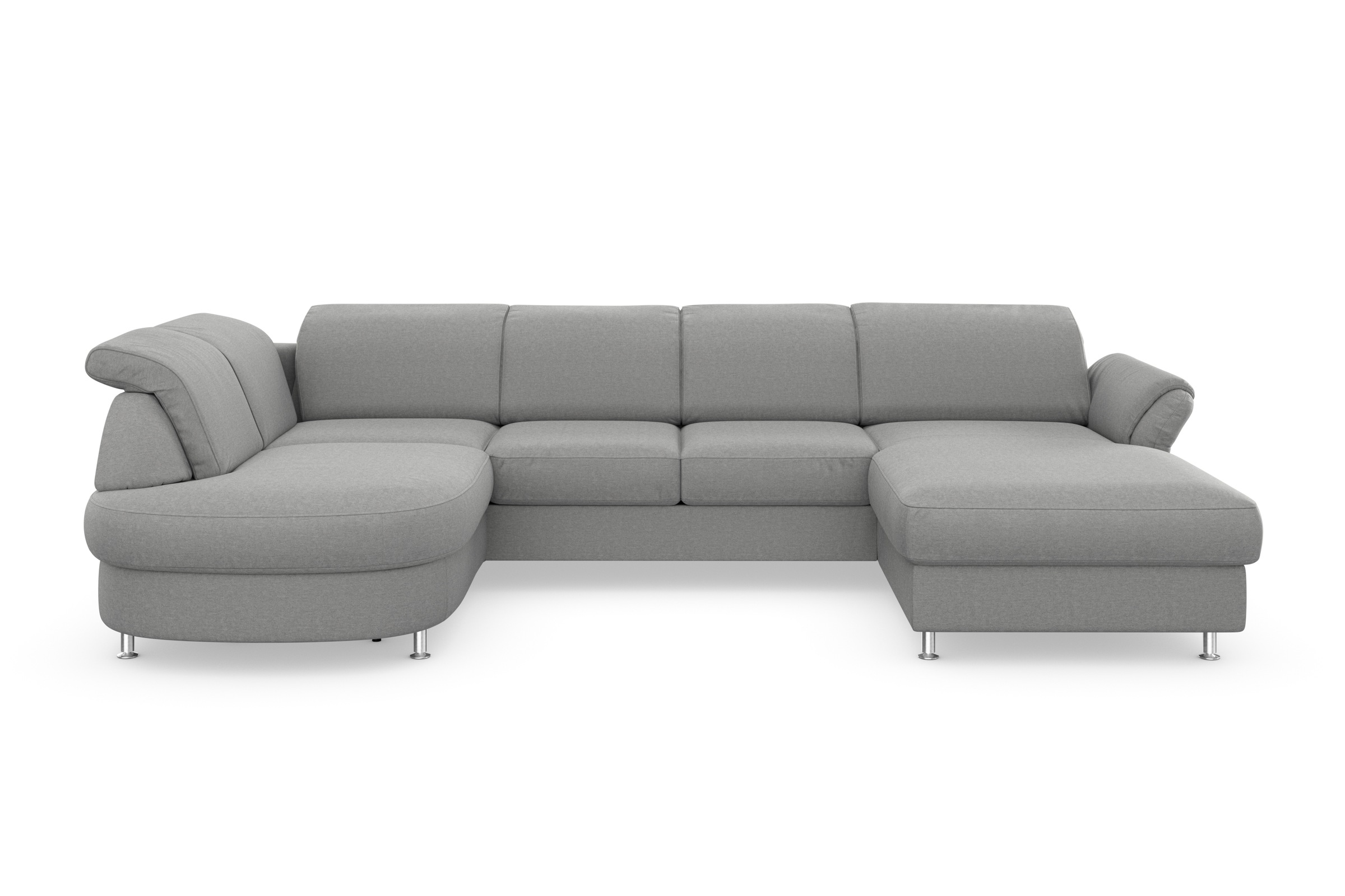 sit&more Wohnlandschaft »Apulia U-Form«, wahlweise Bettfunktion, Bettkasten und Kopf- und Armteilverstellung
