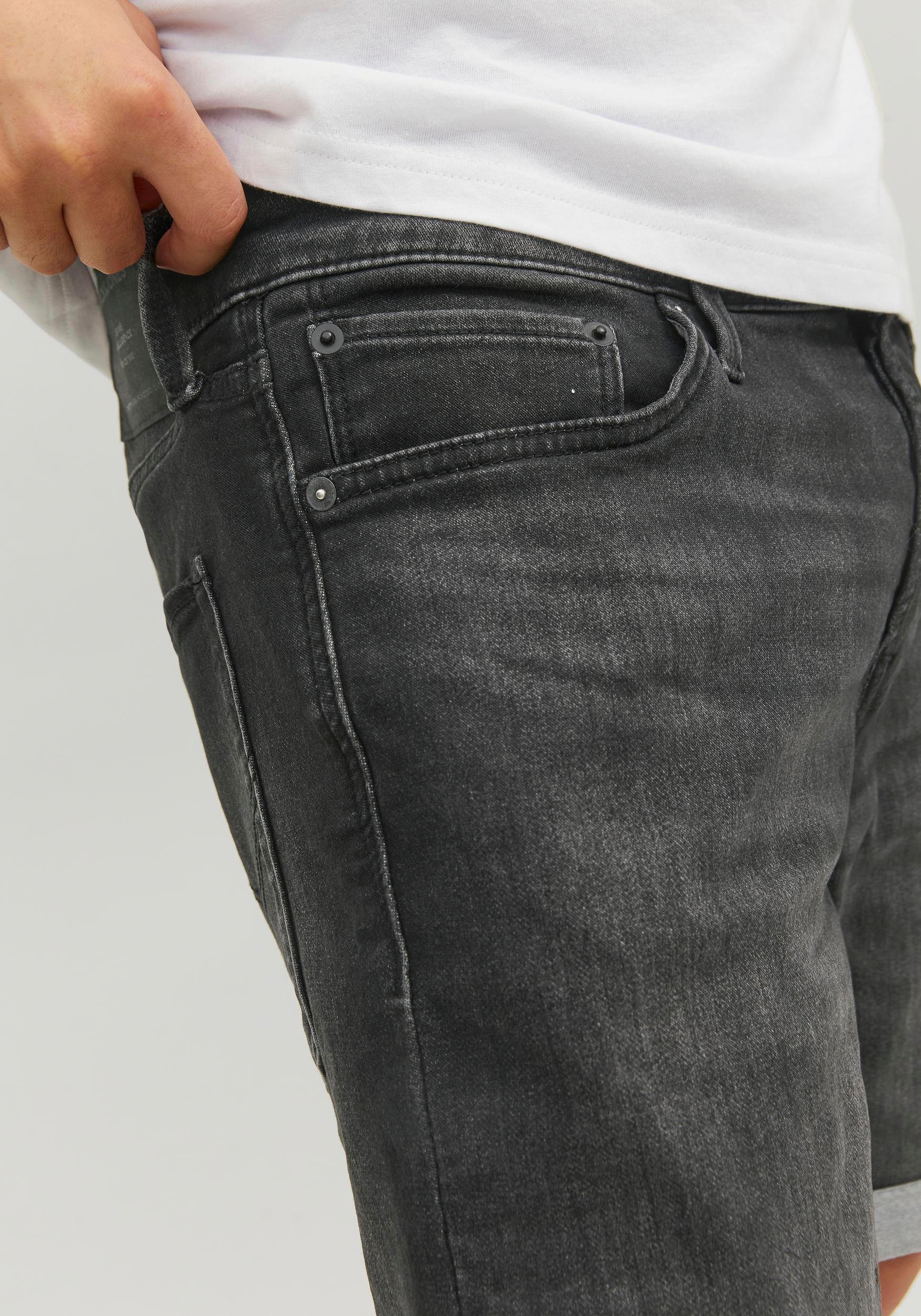 2. Bild von Jack & Jones Jeansshorts »JJIRICK JJICON SHORTS GE 604 I.K SN«, mit Umschlagsaum