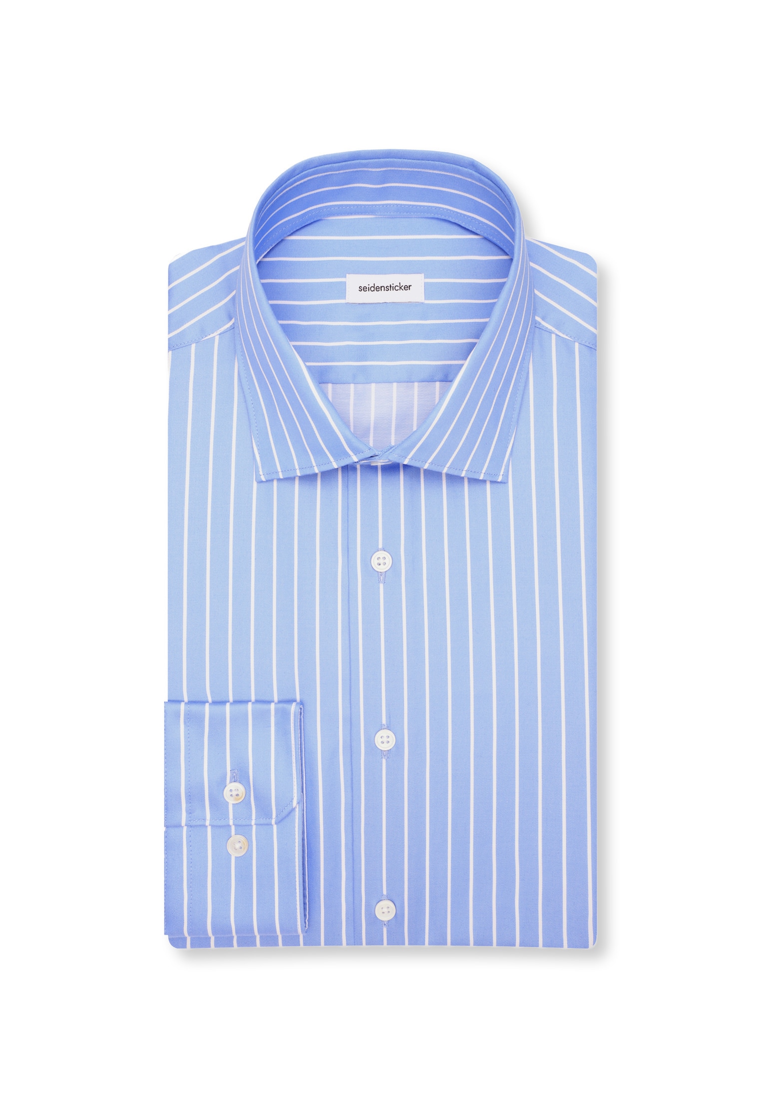 seidensticker Businesshemd »Schwarze Rose« Slim 1/1 Kentkragen Gestreift