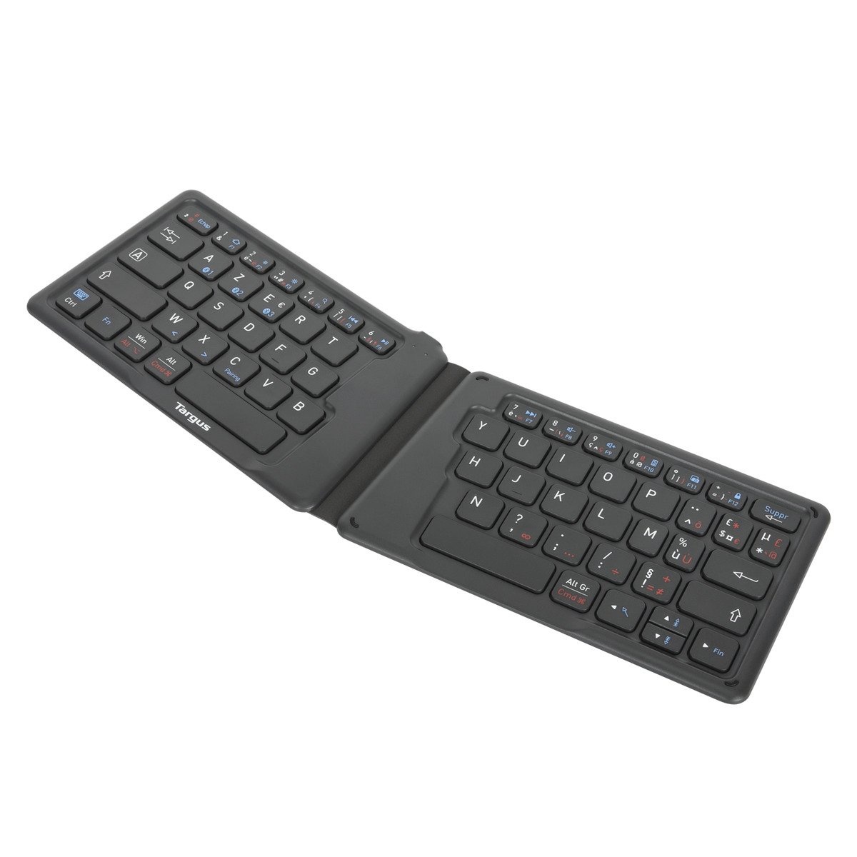 Targus ergonomische Tastatur »Ultra-Compact Ergo Bluetooth-Universal-Keyboard (FR)«, (ergonomische Form)