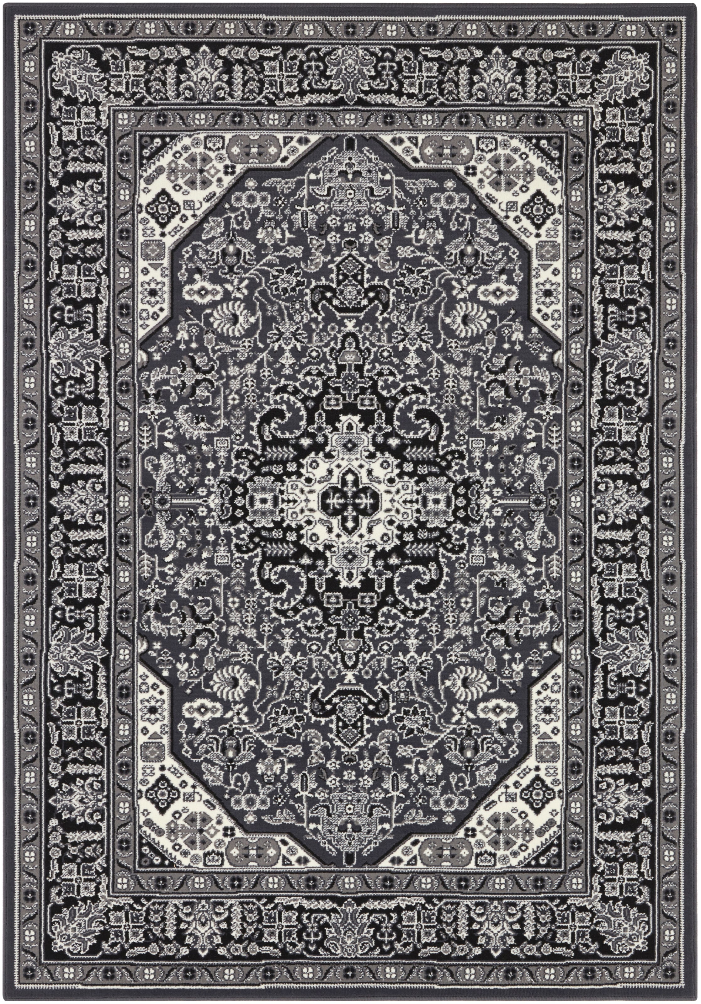 NOURISTAN Teppich »Skazar Isfahan«, rechteckig, 9 mm Höhe, Kurzflor, Orient, Läufer, Vintage, Esszimmer, Wohnzimmer, Flur