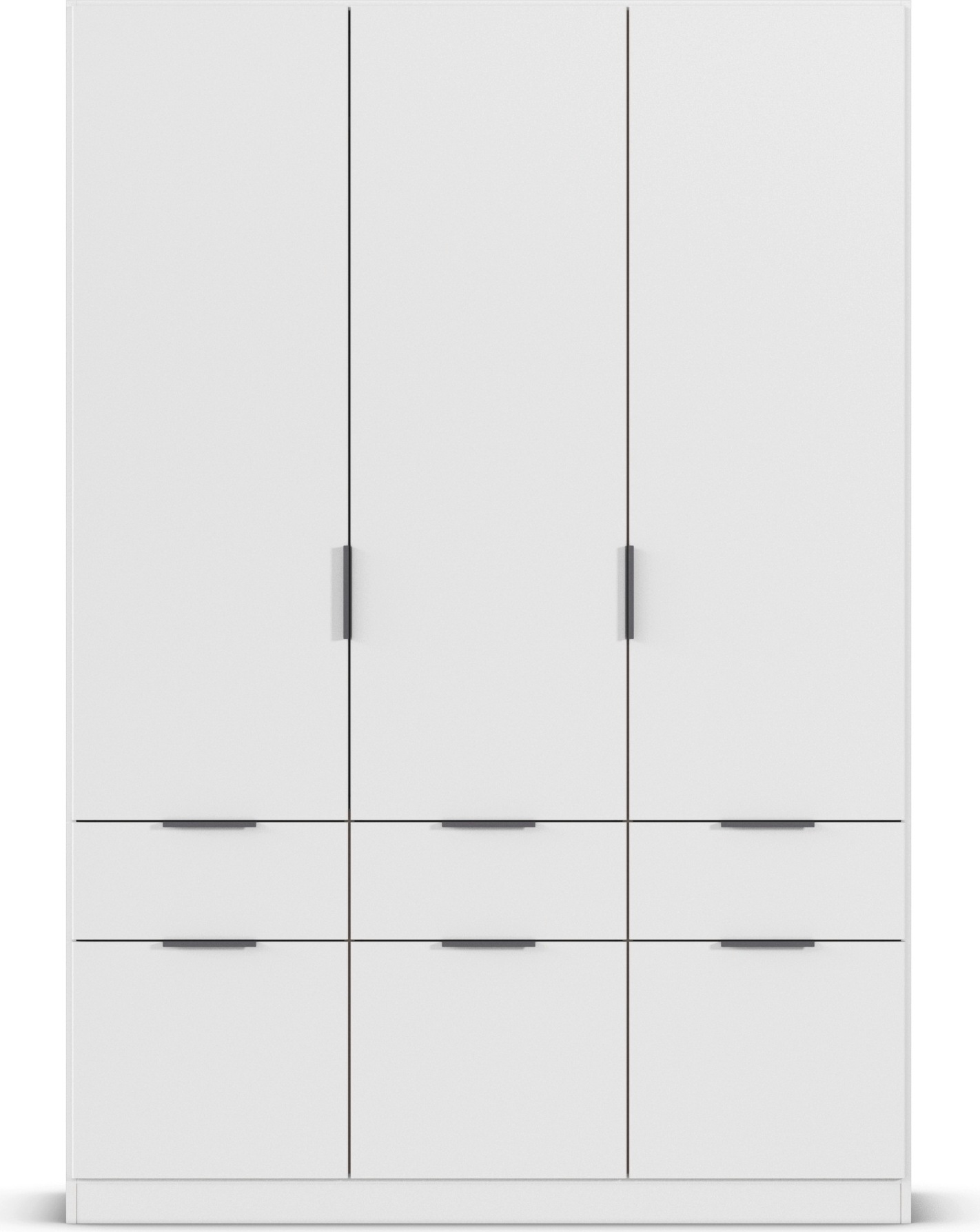 rauch Kleiderschrank »Kleiderschrank Schrank Garderobe Wäscheschrank DUNDEE«, (mit 3 Griff-Varianten), Schubladen in zwei Höhen, optional mit Spiegel MADE IN GERMANY
