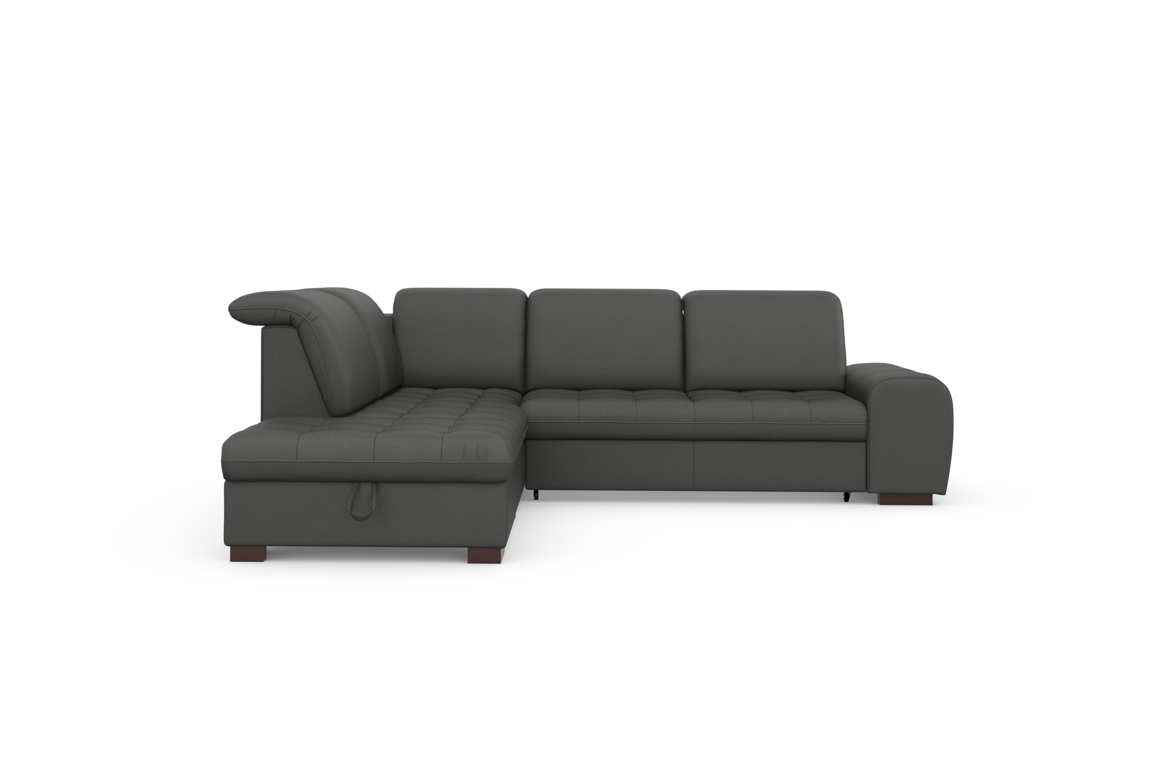 sit&more Ecksofa »Luxor L-Form«, wahlweise mit Bettfunktion, Stauraum und Kopfteilverstellung