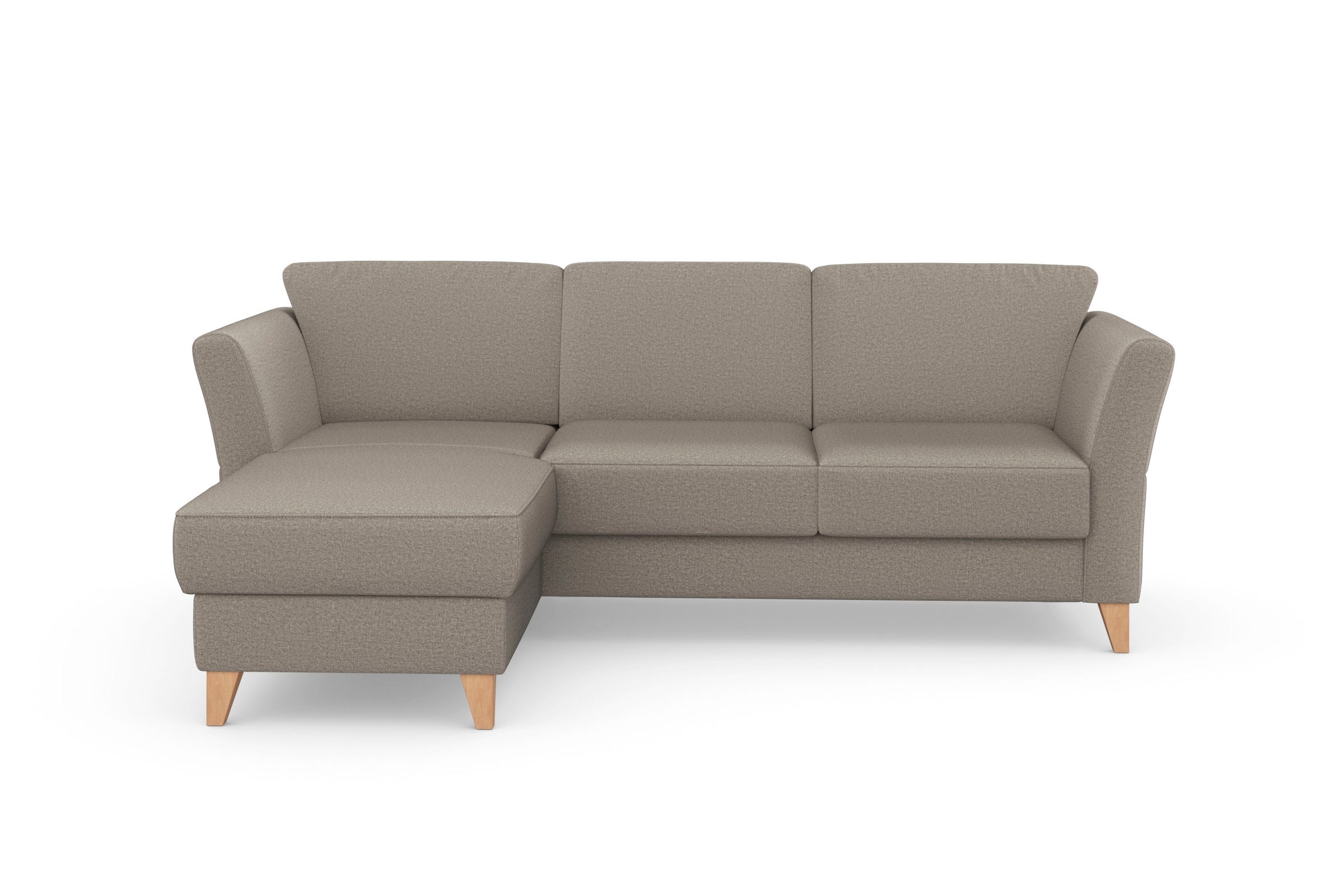 sit&more Ecksofa "Visby L-Form", Wahlweise mit Bettfunktion und Bettkasten, günstig online kaufen