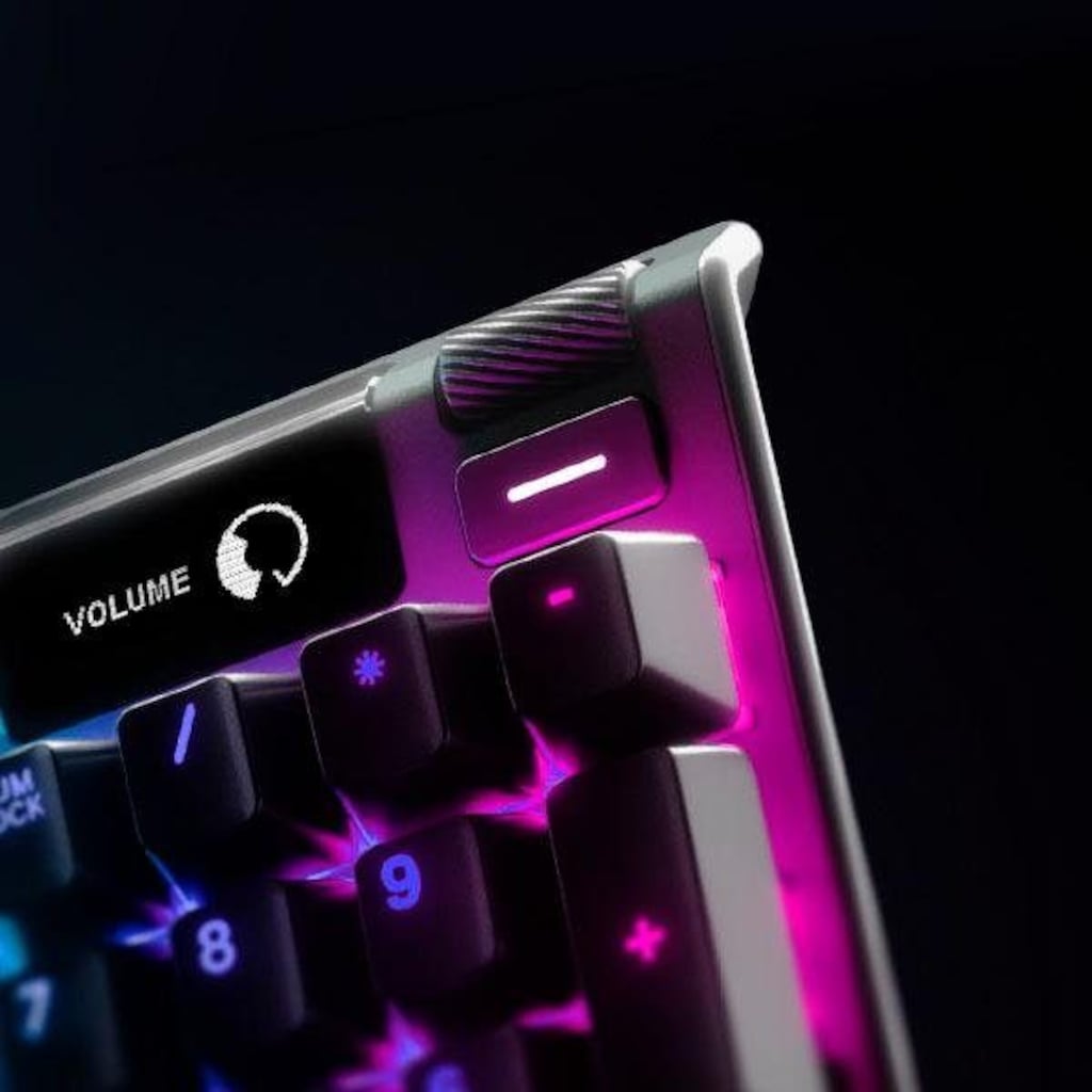 SteelSeries Gaming-Tastatur »Apex Pro Mechanical«, (Smart-Display-Makrotasten-Handgelenkauflage-Multimedia-Tasten-USB-Durchschleife-Anpassbare OmniPoint-Schalter)