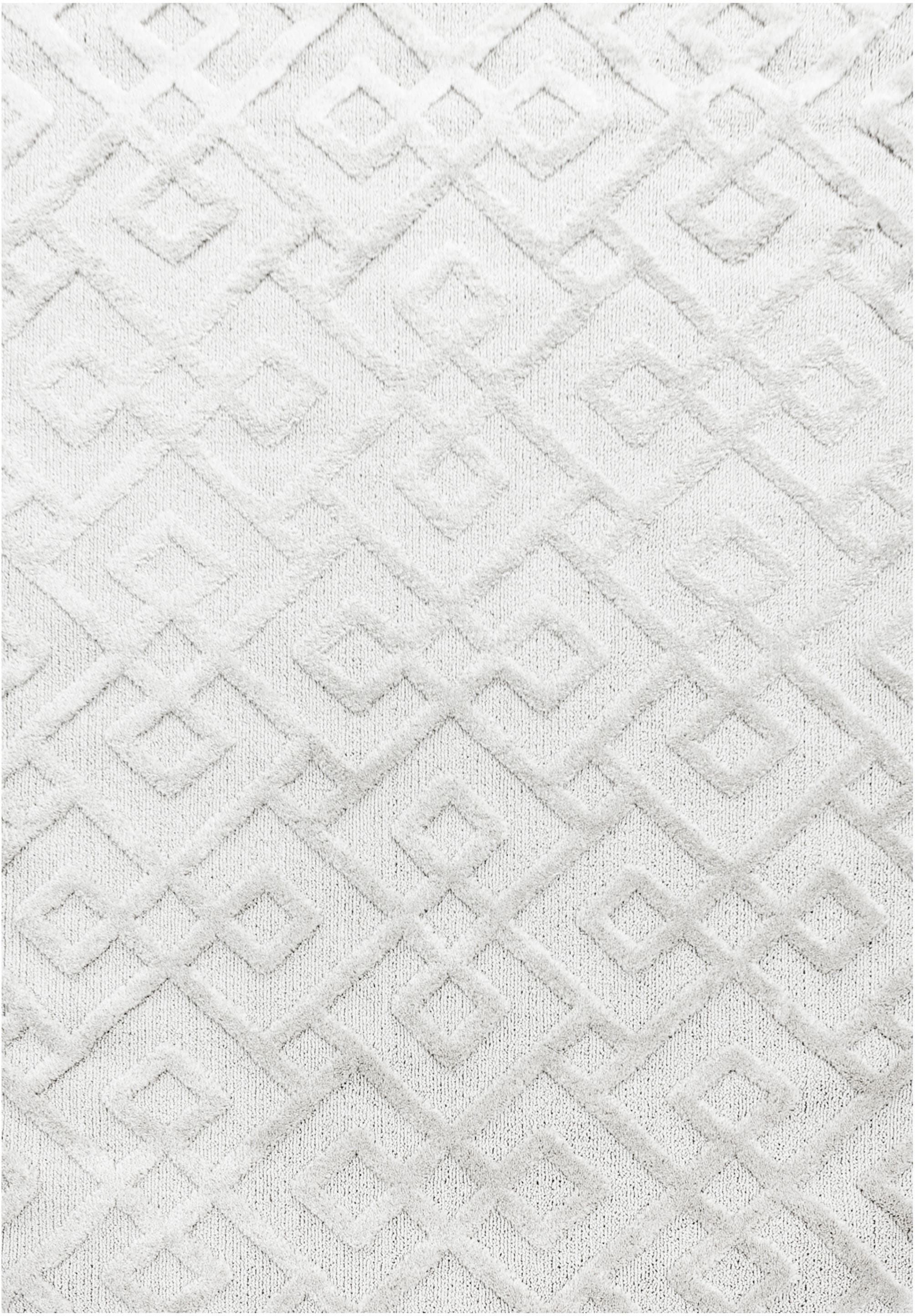 Ayyildiz Teppiche Teppich »PISA 4708«, rechteckig, 20 mm Höhe, Läufer, rund, Hoch Tief Struktur, Wohnzimmer, Schlafzimmer