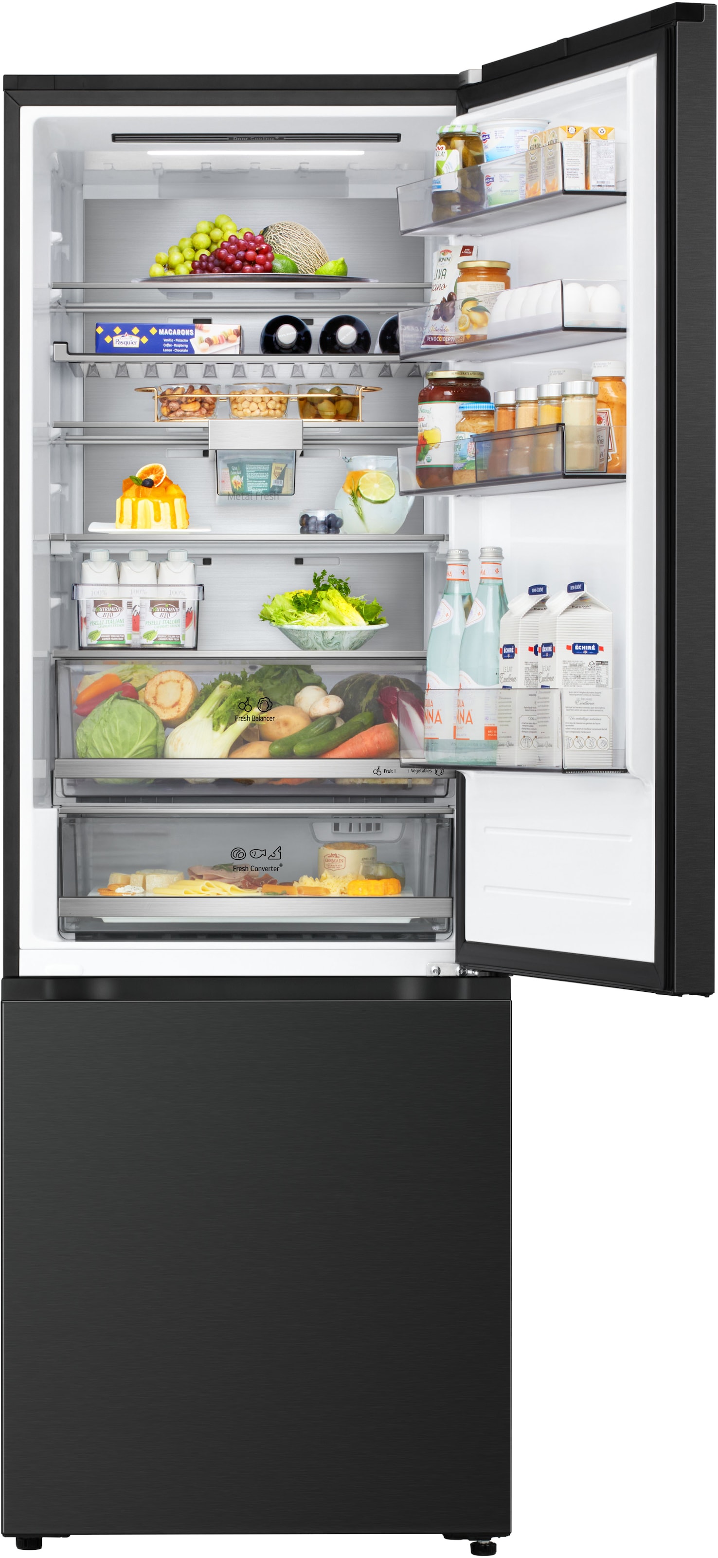 LG Kühl-/Gefrierkombination Serie 7 »GBBW726AEV« 203 cm hoch 69,7 cm breit Vollintegrierbarer Kühlschrank dank frontaler Luftzufuhr und Abluft
