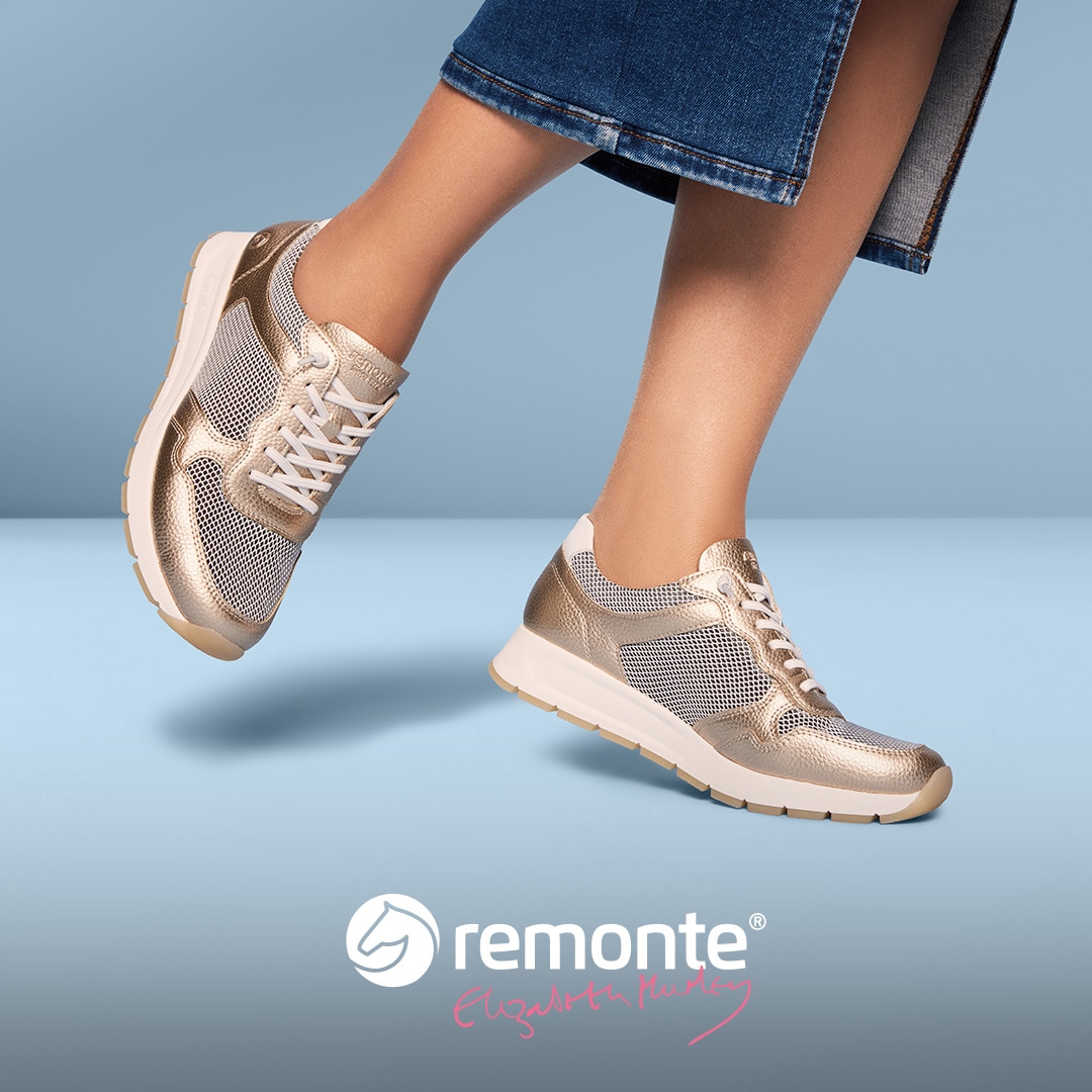 Remonte Slip-On Sneaker »Elisabeth Hurley-Collection«, Freizeitschuh, Halbschuh, Schnürer mit Schaftrandpolsterung