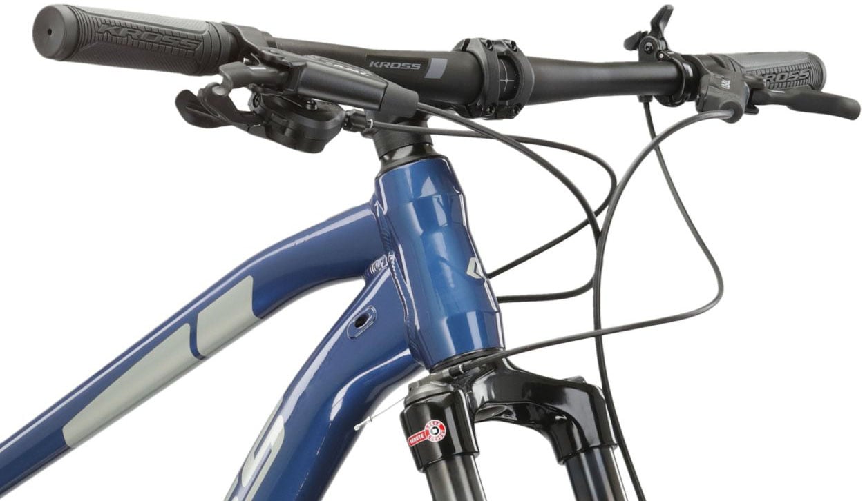 Kross Mountainbike »KROSS MTB Hardtail Level 5.0 29" blau 11 Gänge«, 11 Gang, Shimano, DEORE M5100 Schaltwerk, Kettenschaltung