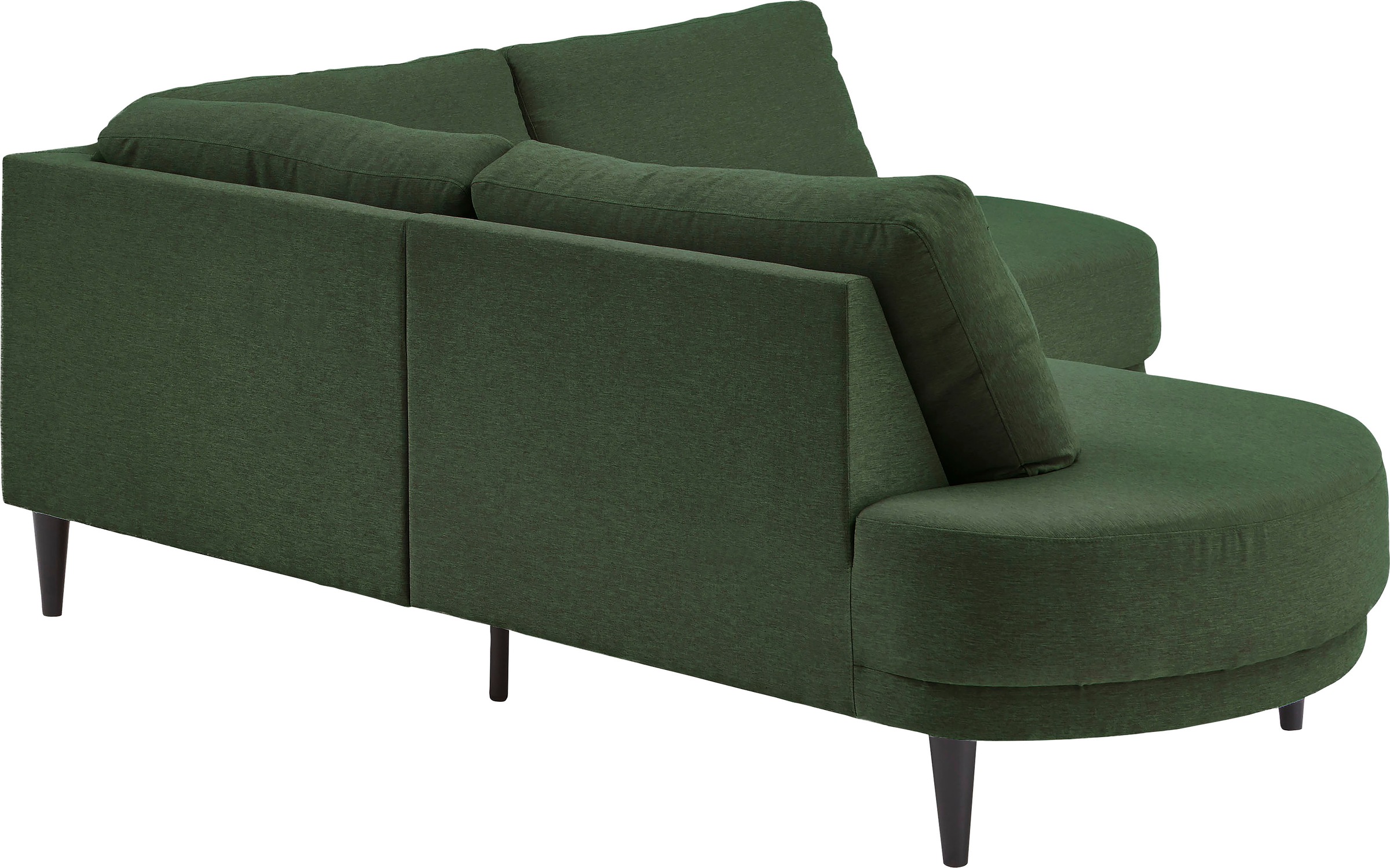 ATLANTIC home collection Ecksofa »Ronny L-Form«, mit Wellenunterfederung, organische Formsprache, organisches Sofa