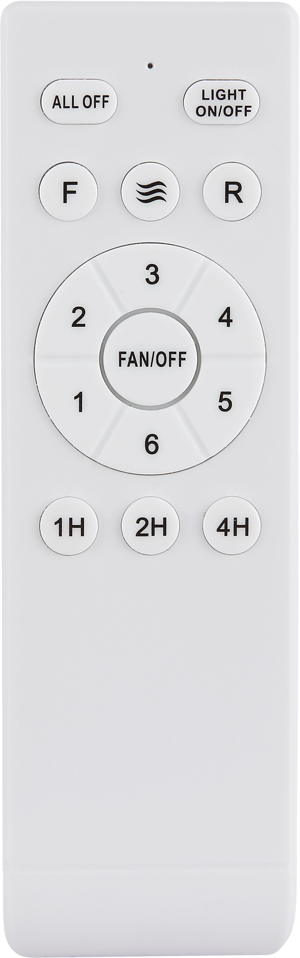 GLOBO LIGHTING Deckenleuchte »ELISE« LED-Modul 1 Stk. warmweiß - kaltweiß Ventilator kühlen-heizen grau matt CCT 3000/4500/6000K