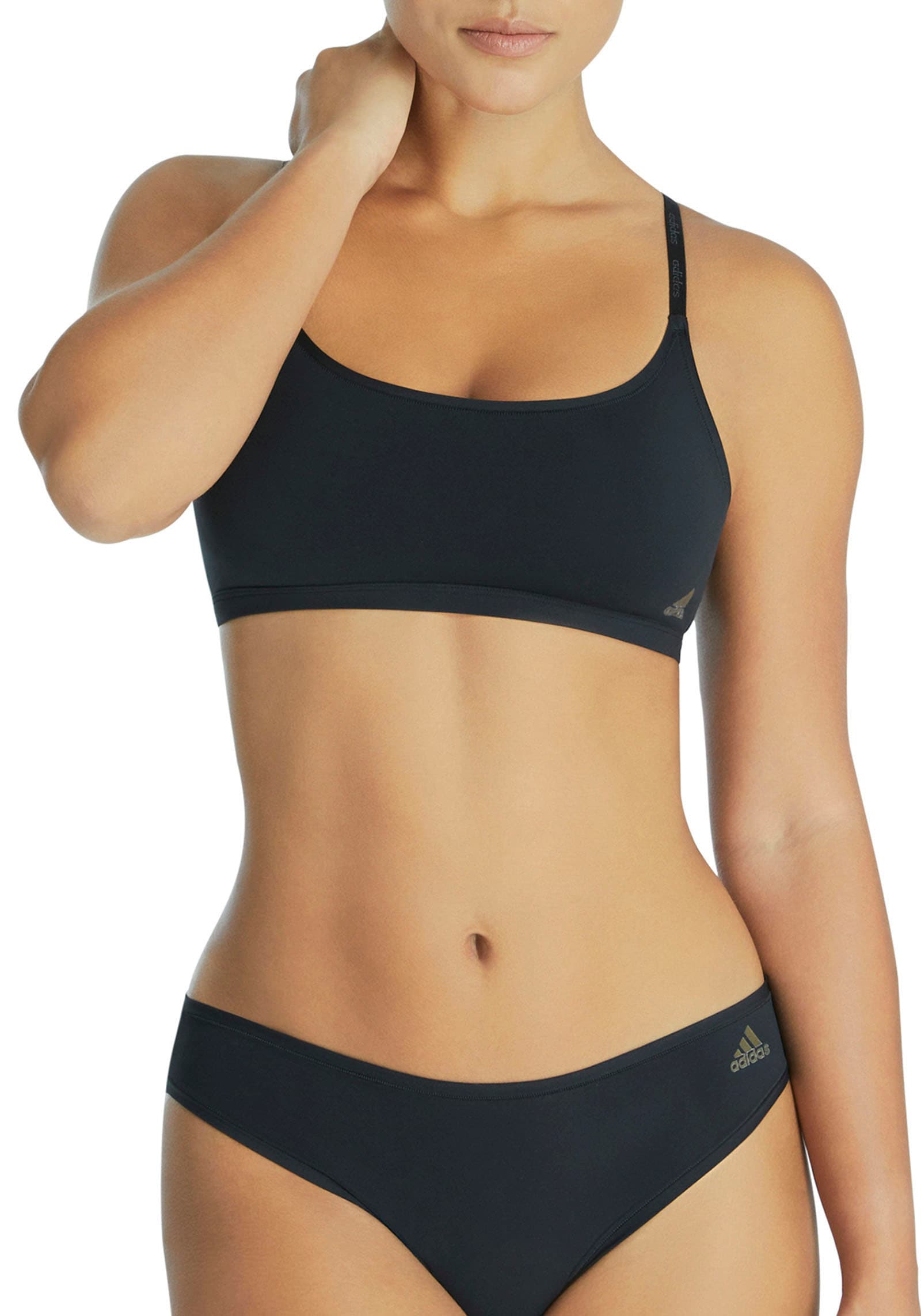 adidas Sportswear Bustier »Sport Active Micro Body Fit«, mit dezentem Logo-Aufdruck