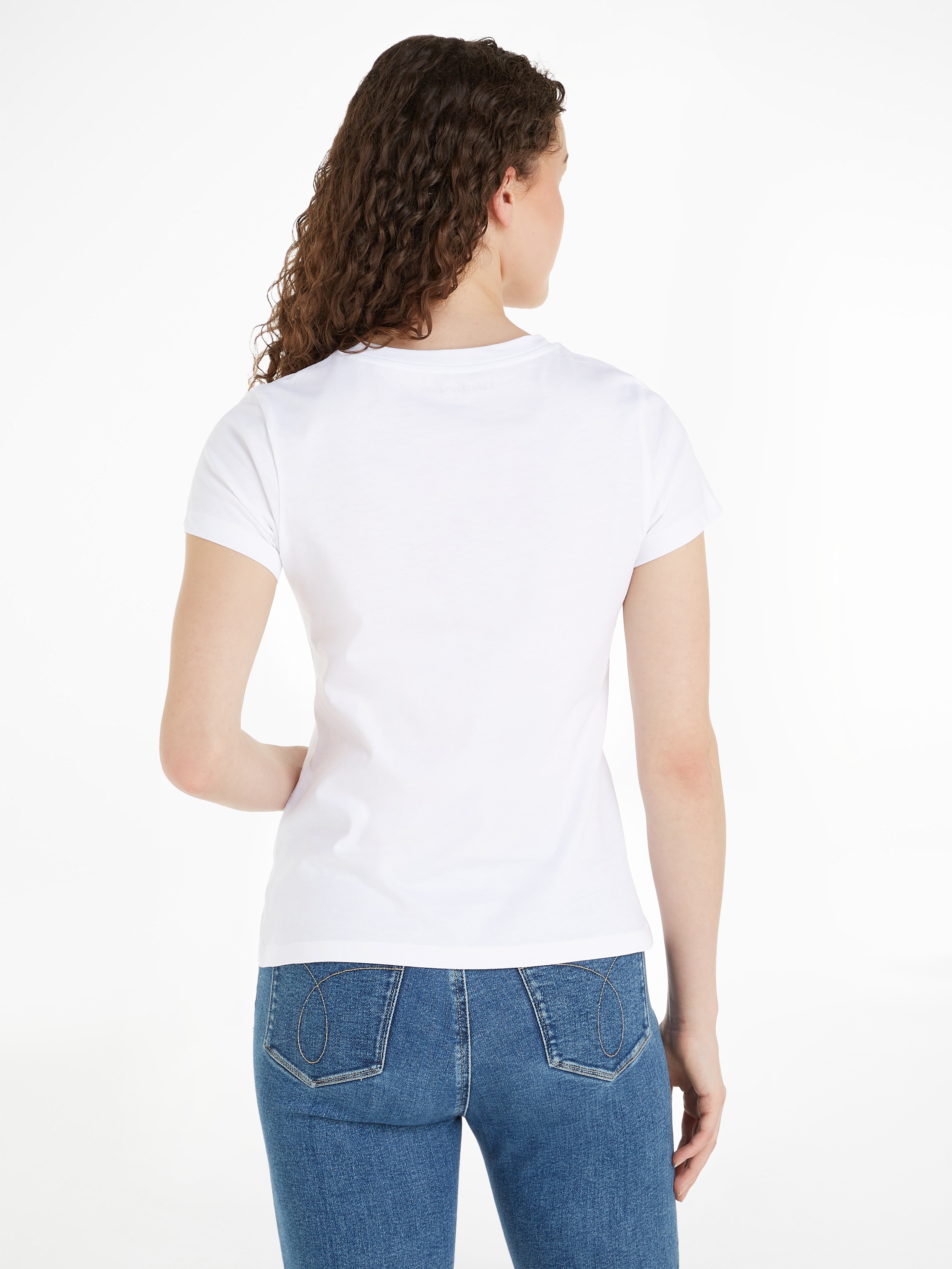 Calvin Klein Jeans T-Shirt »INSTITUTIONAL LOGO 2-PACK TEE«, (Packung, 2er-Pack), mit Logoschriftzug