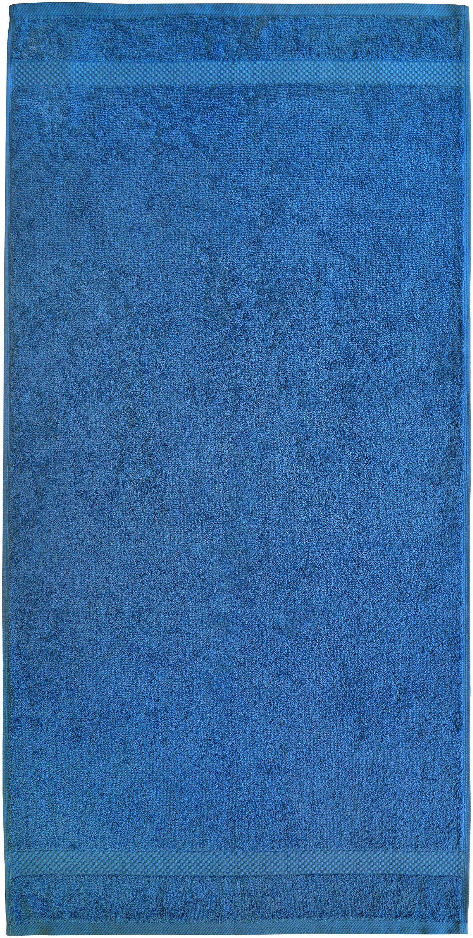 DYCKHOFF Duschtuch »Planet« blau Obermaterial: 100% Baumwolle B/L: 70 cmx140 cm