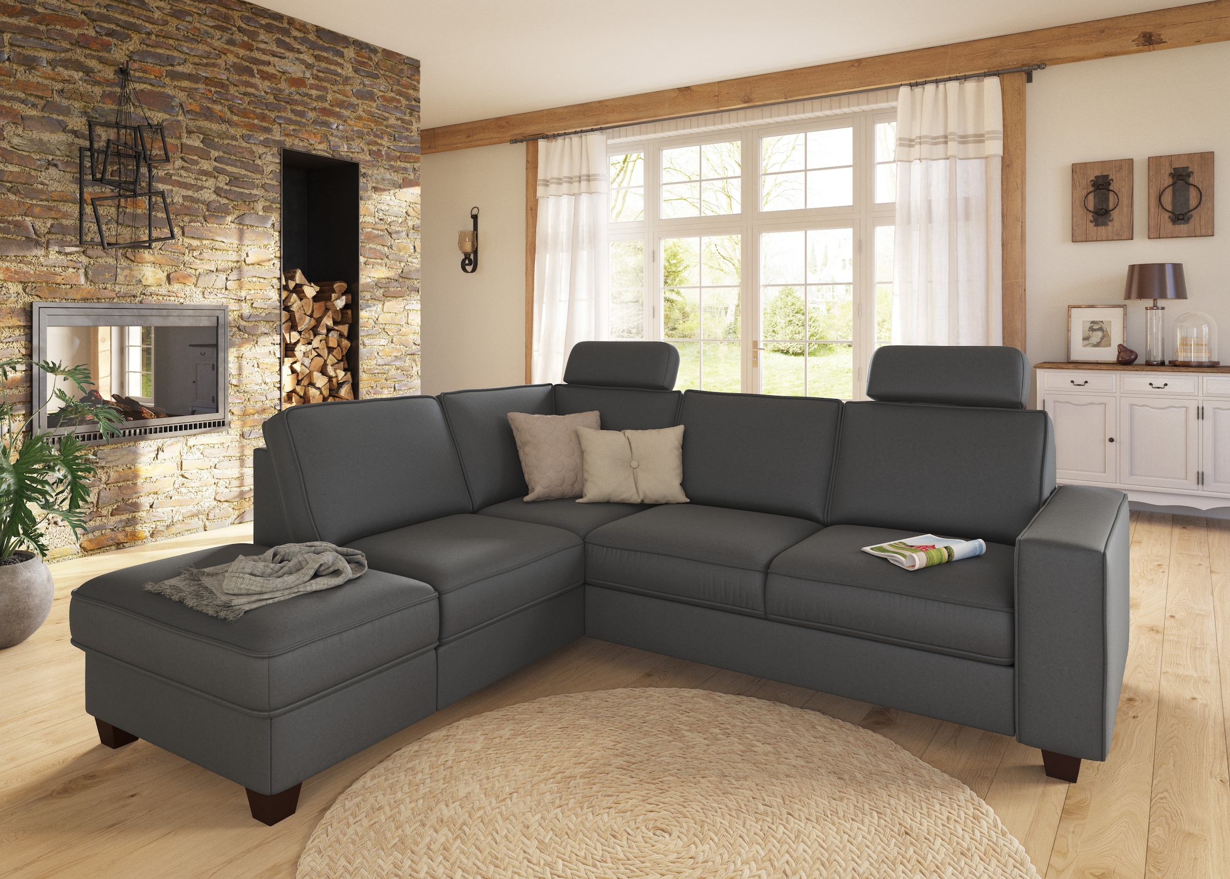 Home affaire Kopfstütze »County« 2 Stück im Set, passend zur "County"-Serie