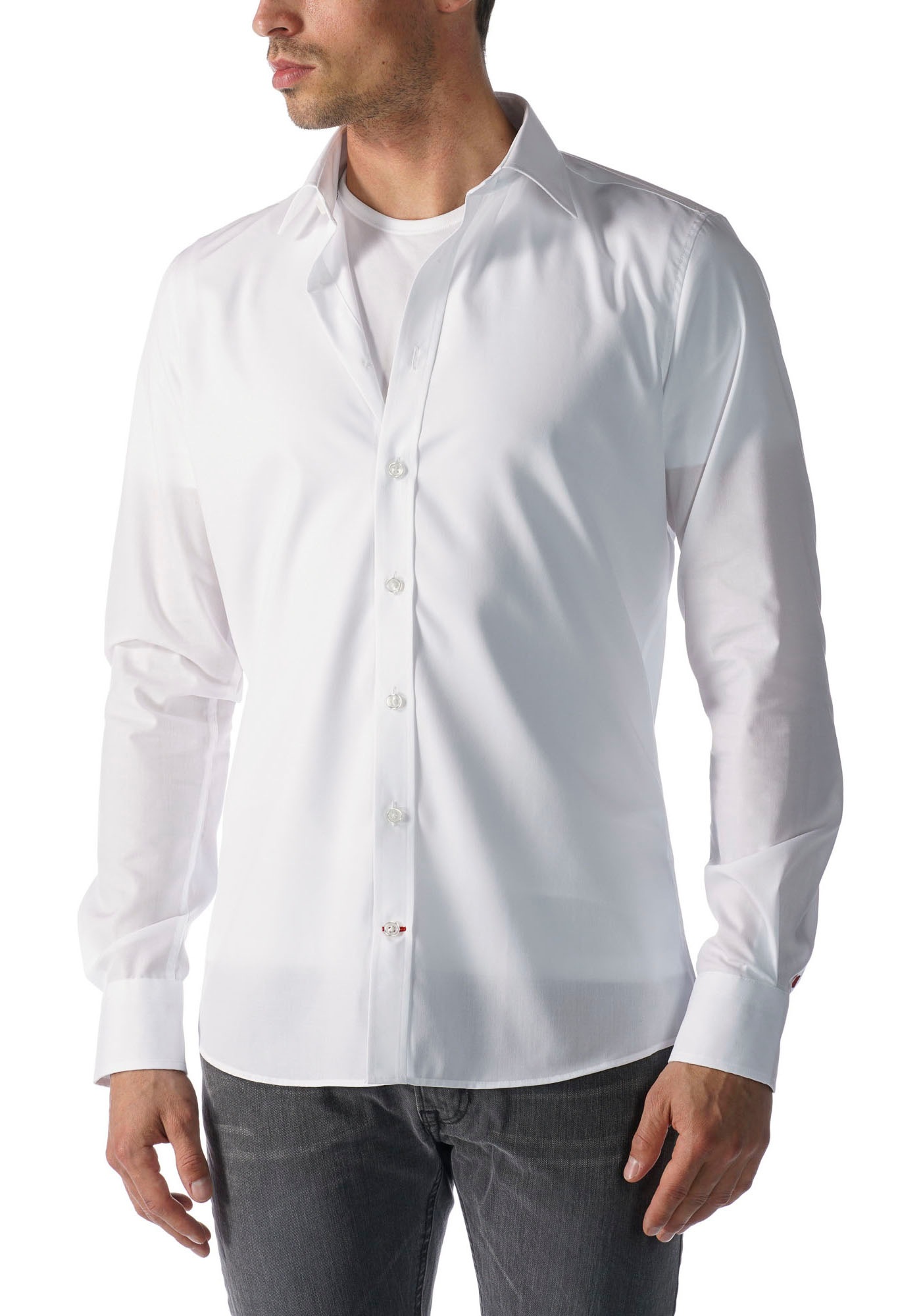 Mey Unterziehshirt »Dry Cotton Functional« Kurzarm, Rundhals-Ausschnitt, Single Jersey, mit extra-langem Rücken