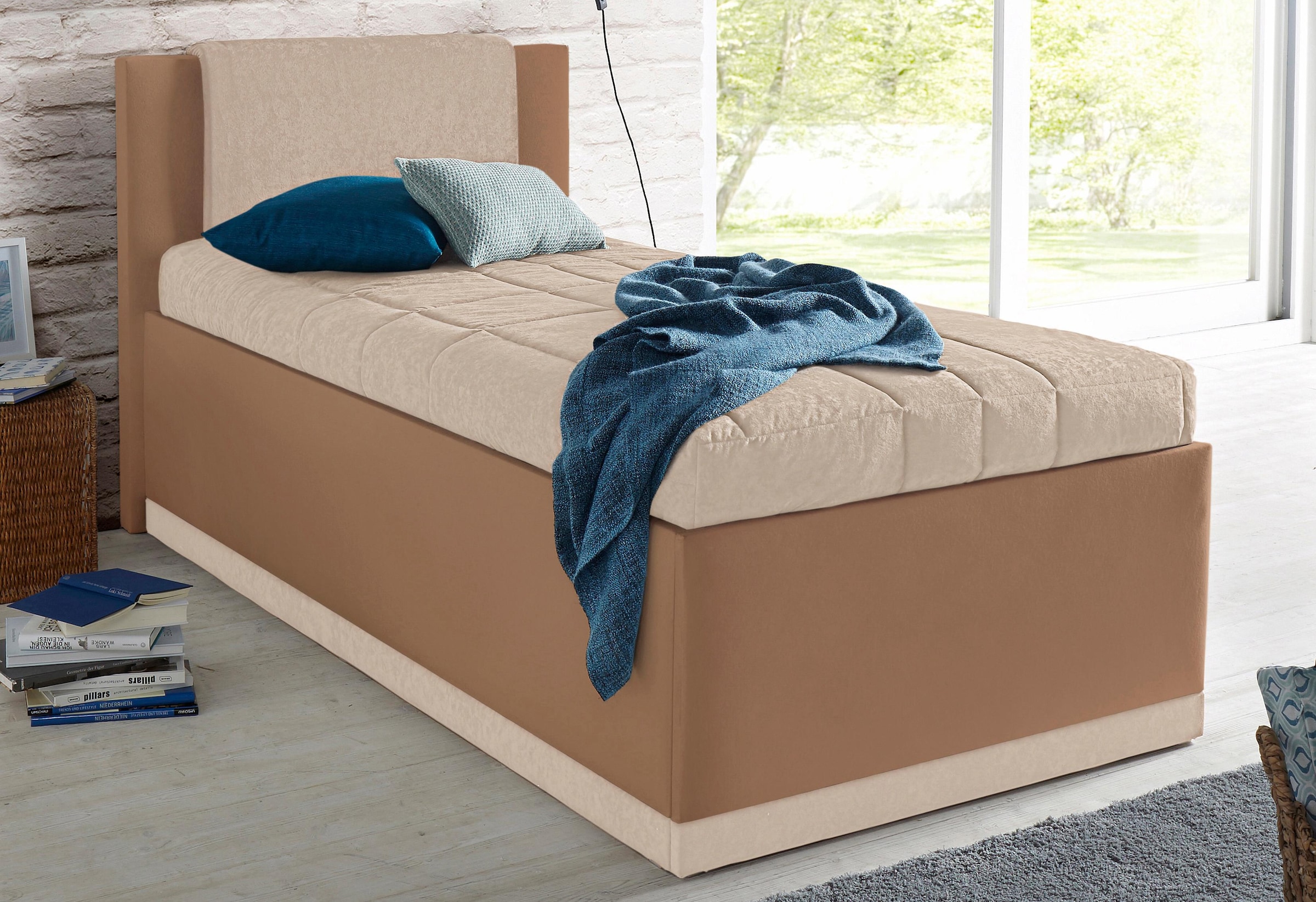 Westfalia Schlafkomfort Polsterbett, mit Bettkasten und Tagesdecke auf  Rechnung kaufen