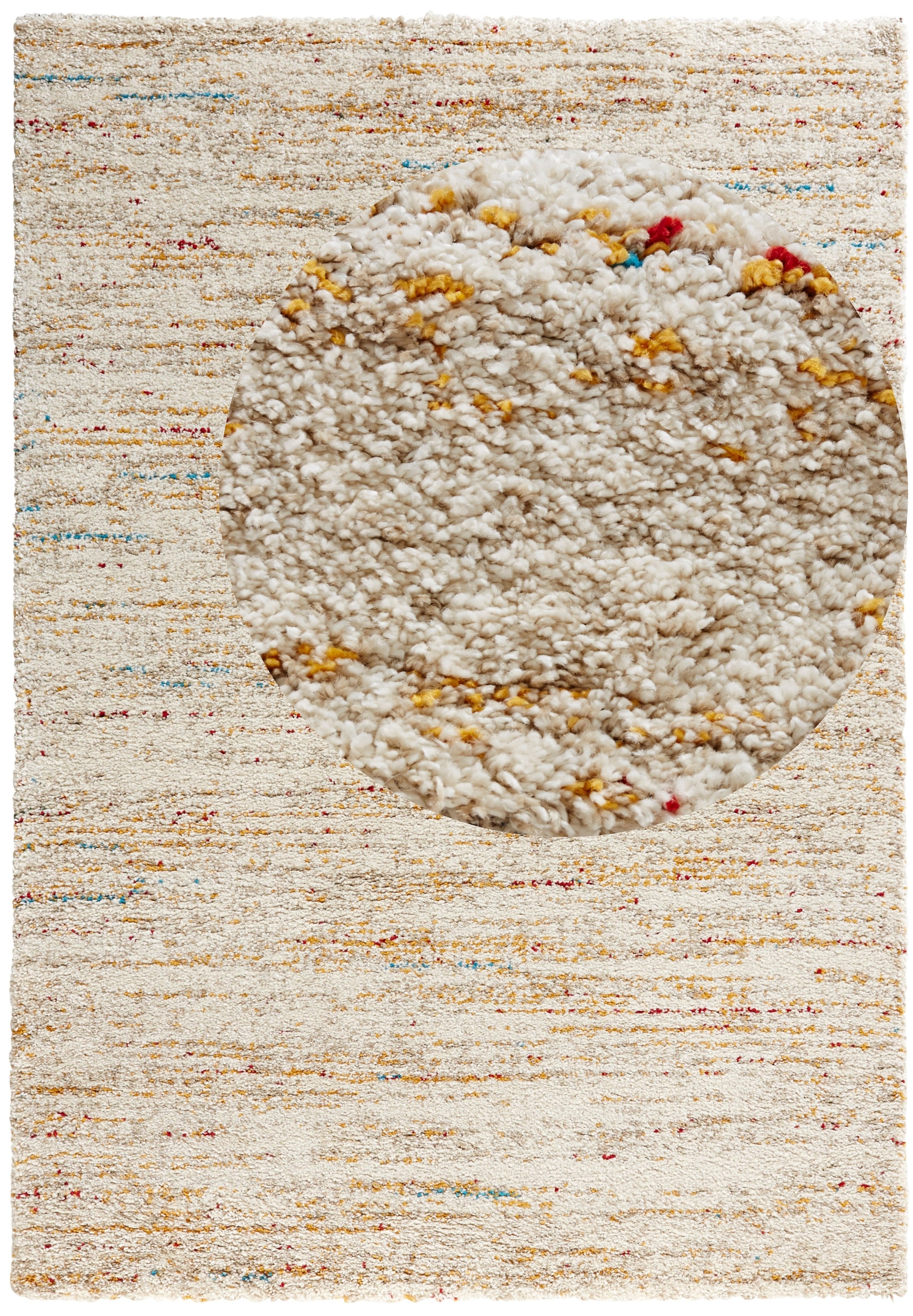 HANSE Home Hochflor-Teppich »Chic«, rechteckig, 30 mm Höhe, Shaggy, Weich, Flauschig, Flokati, Meliert, Wohnzimmer, Schlafzimmer