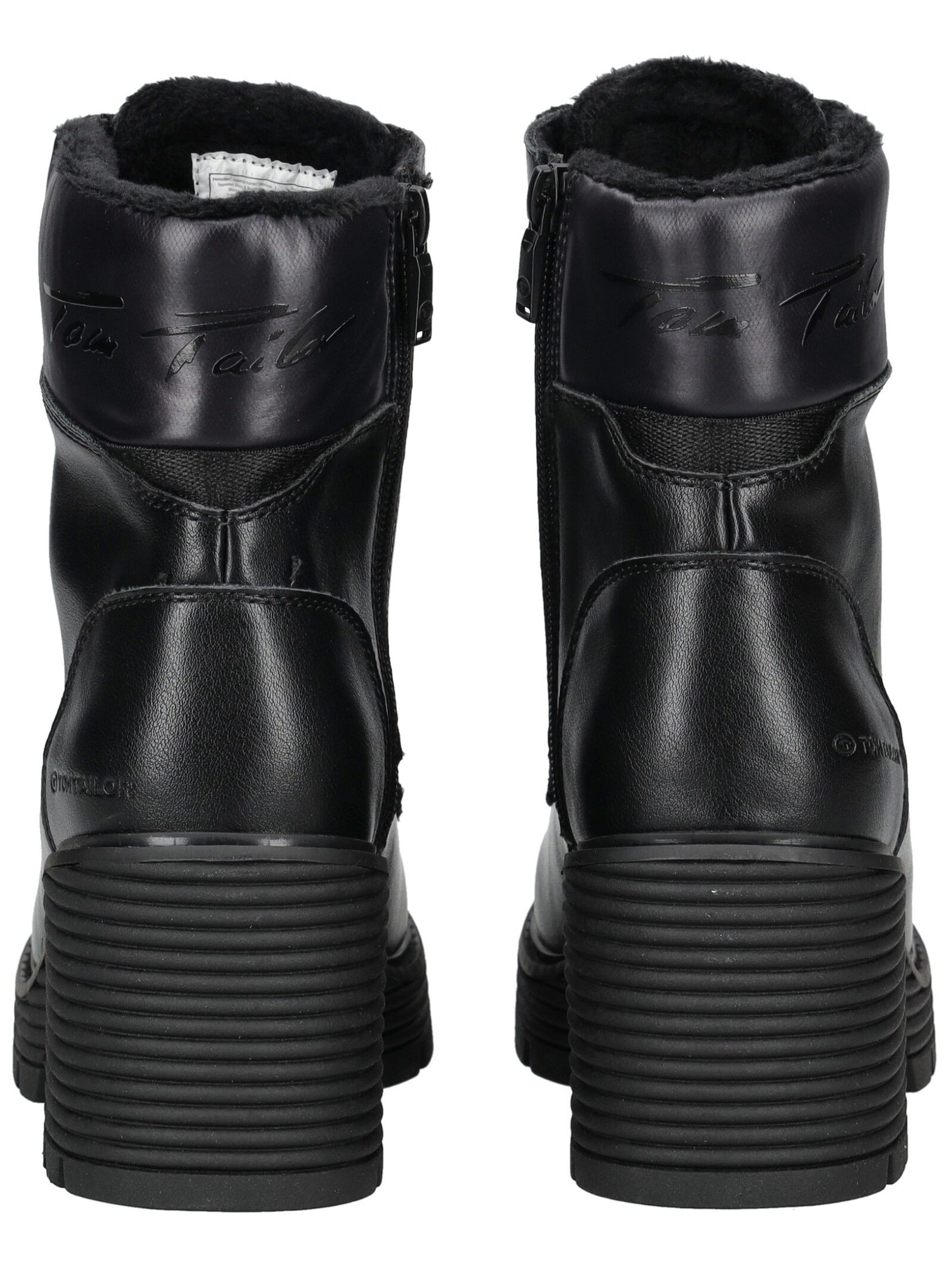 TOM TAILOR Schnürstiefelette »Tom Tailor Stiefelette Lederimitat/Textil«