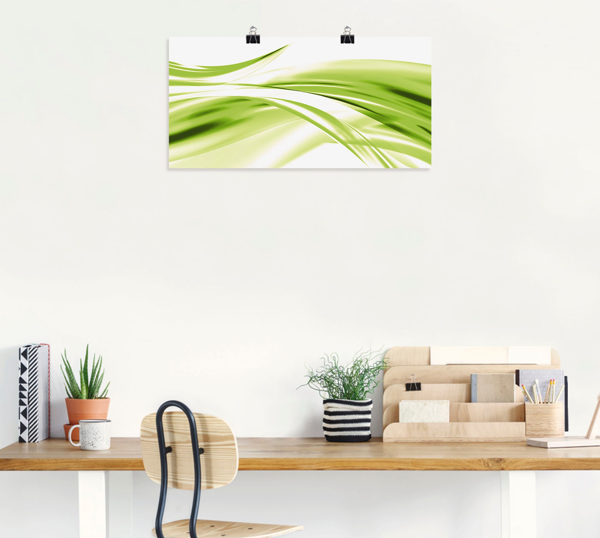 Artland Wandbild »Schöne Welle - Abstrakt«, Gegenstandslos, (1 St.), als Alubild, Outdoorbild, Leinwandbild, Poster in verschied. Größen