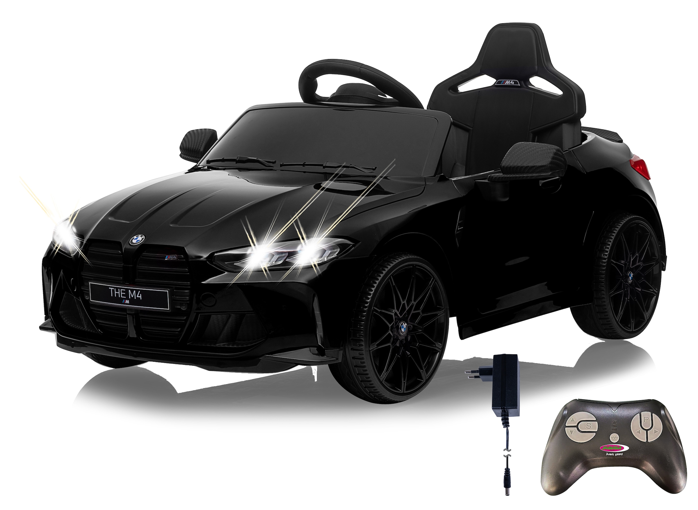 Jamara Elektro-Kinderauto »Ride-on BMW M4 schwarz, 2,4GHz, Li-Power 12.6« ab 3 Jahren bis 30 kg mit Licht und Sound
