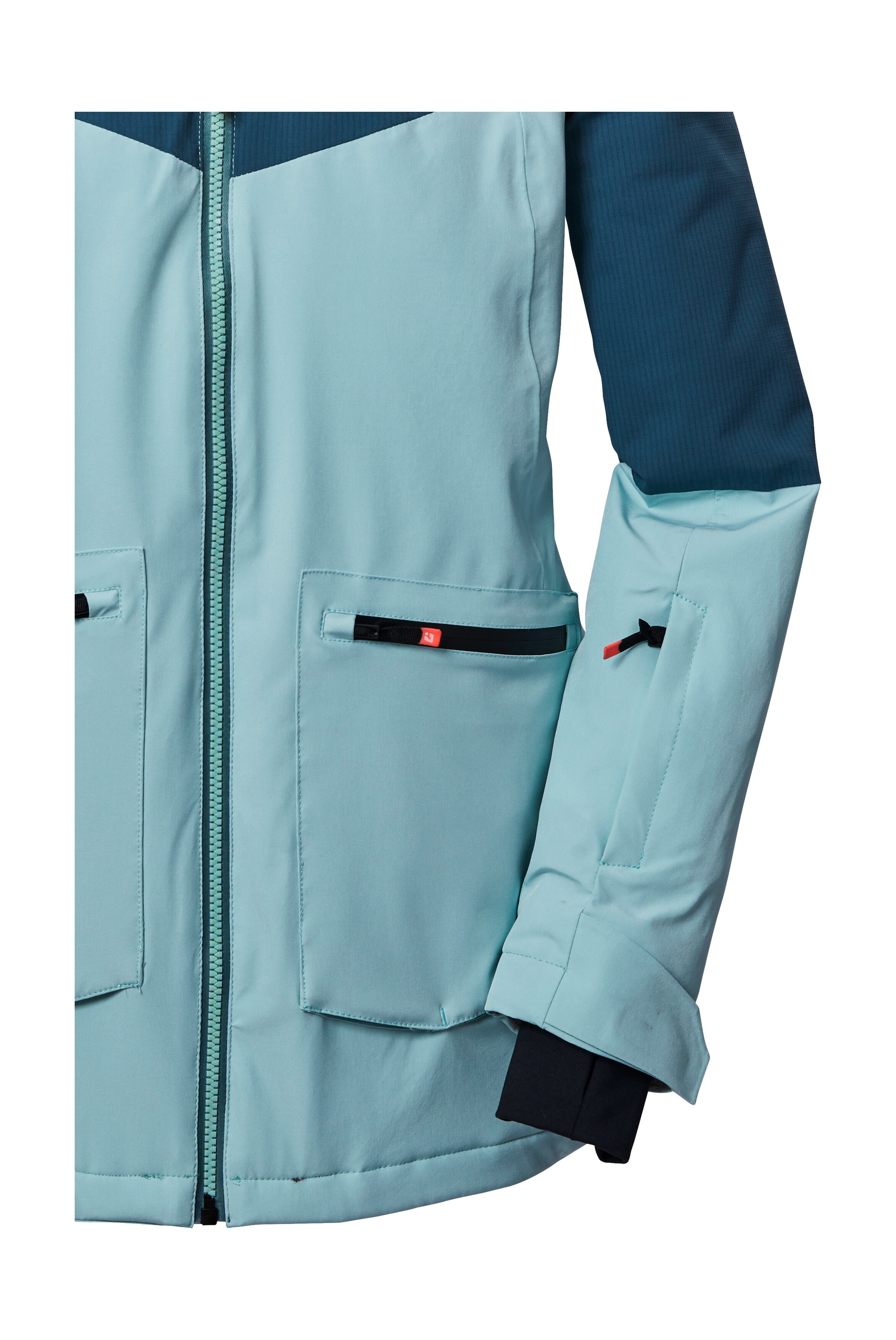 Killtec Skijacke »KSW 40 WMN SKI JCKT«, Wasserdicht, atmungsaktiv, verschweißte Nähte, viele Taschen