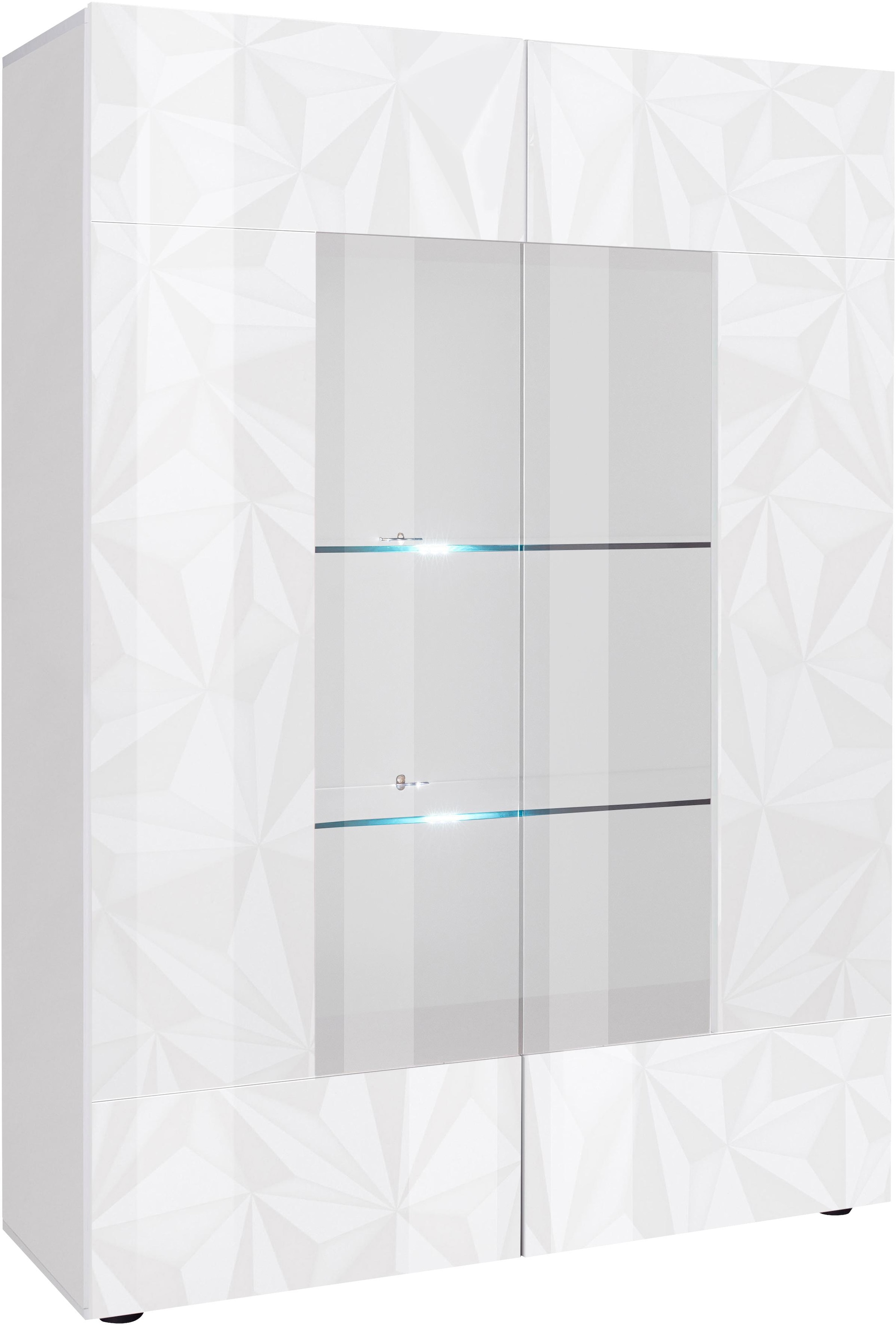 INOSIGN Vitrine »Prisma«, Stauraumvitrine, Höhe 166 cm günstig online kaufen