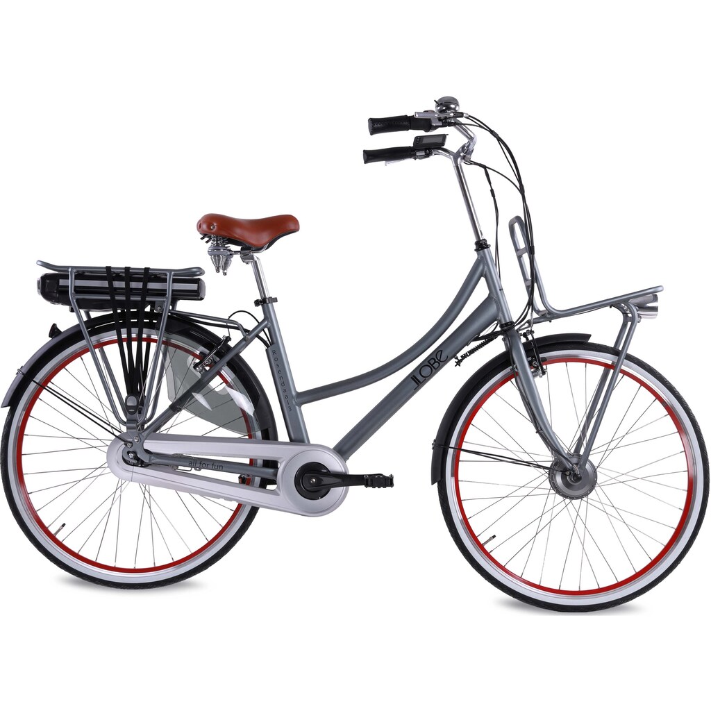 LLobe E-Bike »Rosendaal 3 Lady, 13Ah«, 7 Gang, Shimano, Frontmotor 250 W