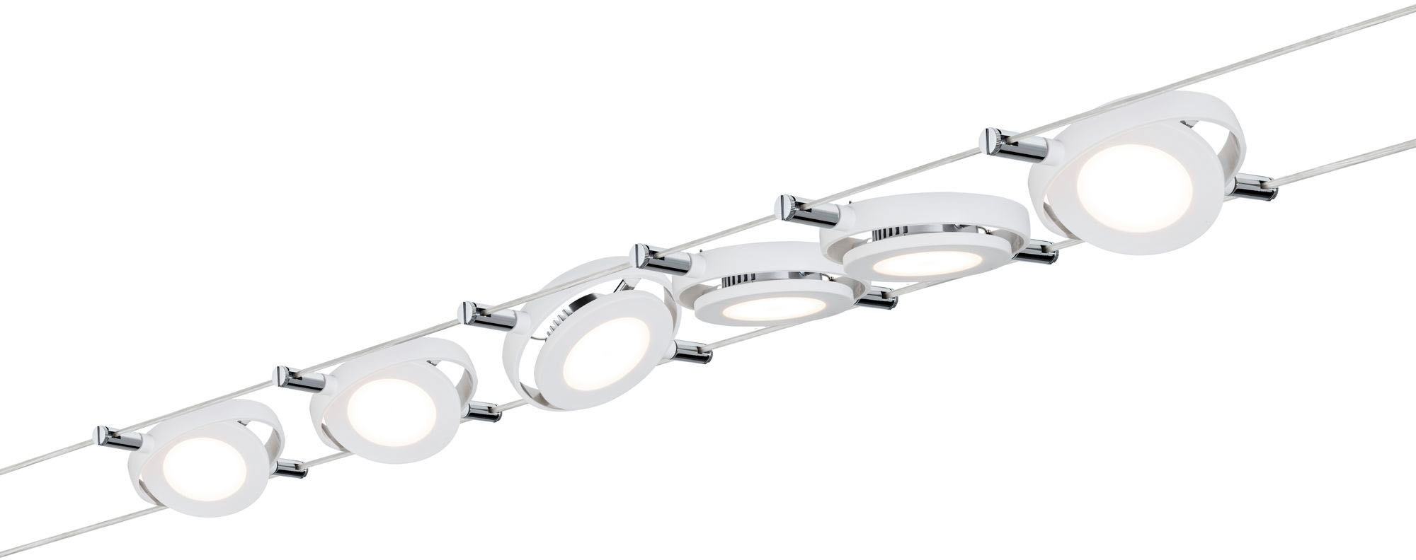 Paulmann LED Deckenleuchte, 6 flammig-flammig, Wohnzimmerlampe LED 6x4W RoundMac... kaufen
