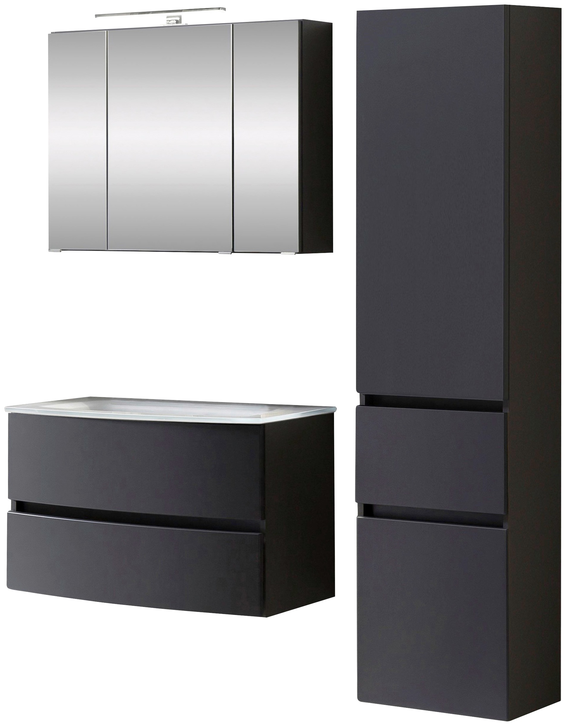 welltime Badezimmer-Set »Kaunas« Set, 3 Stk. tlg. günstig online kaufen